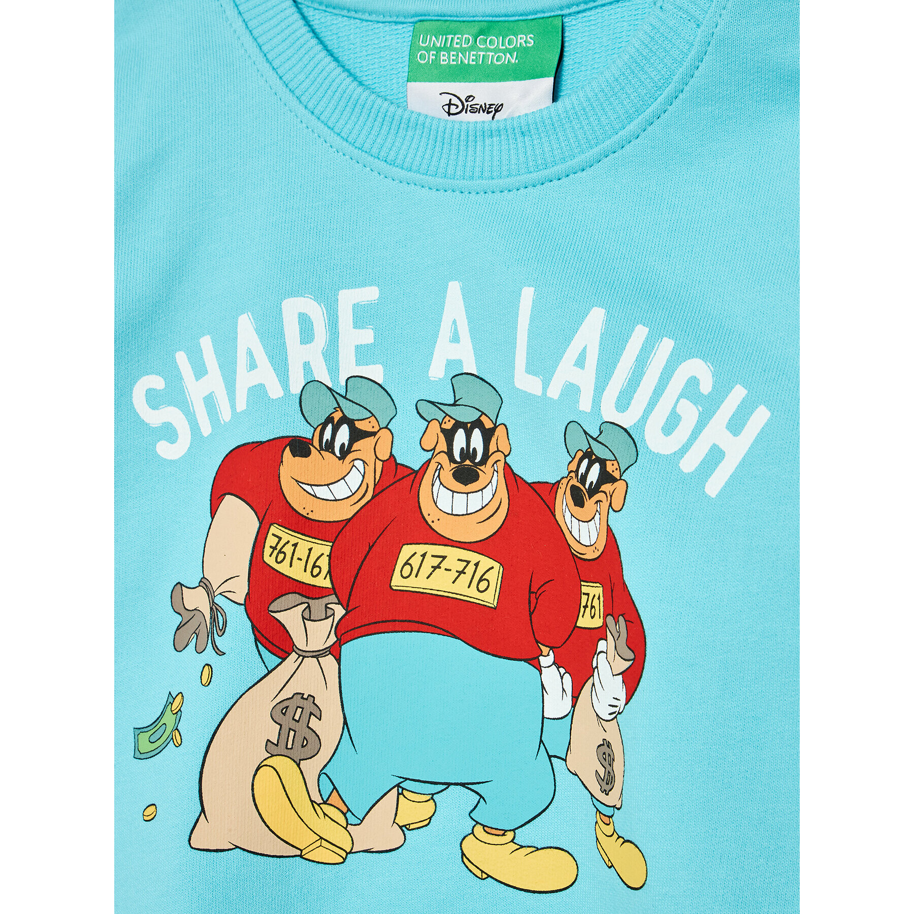 United Colors Of Benetton Суитшърт DISNEY 3BC1G103H Син Regular Fit - Pepit.bg