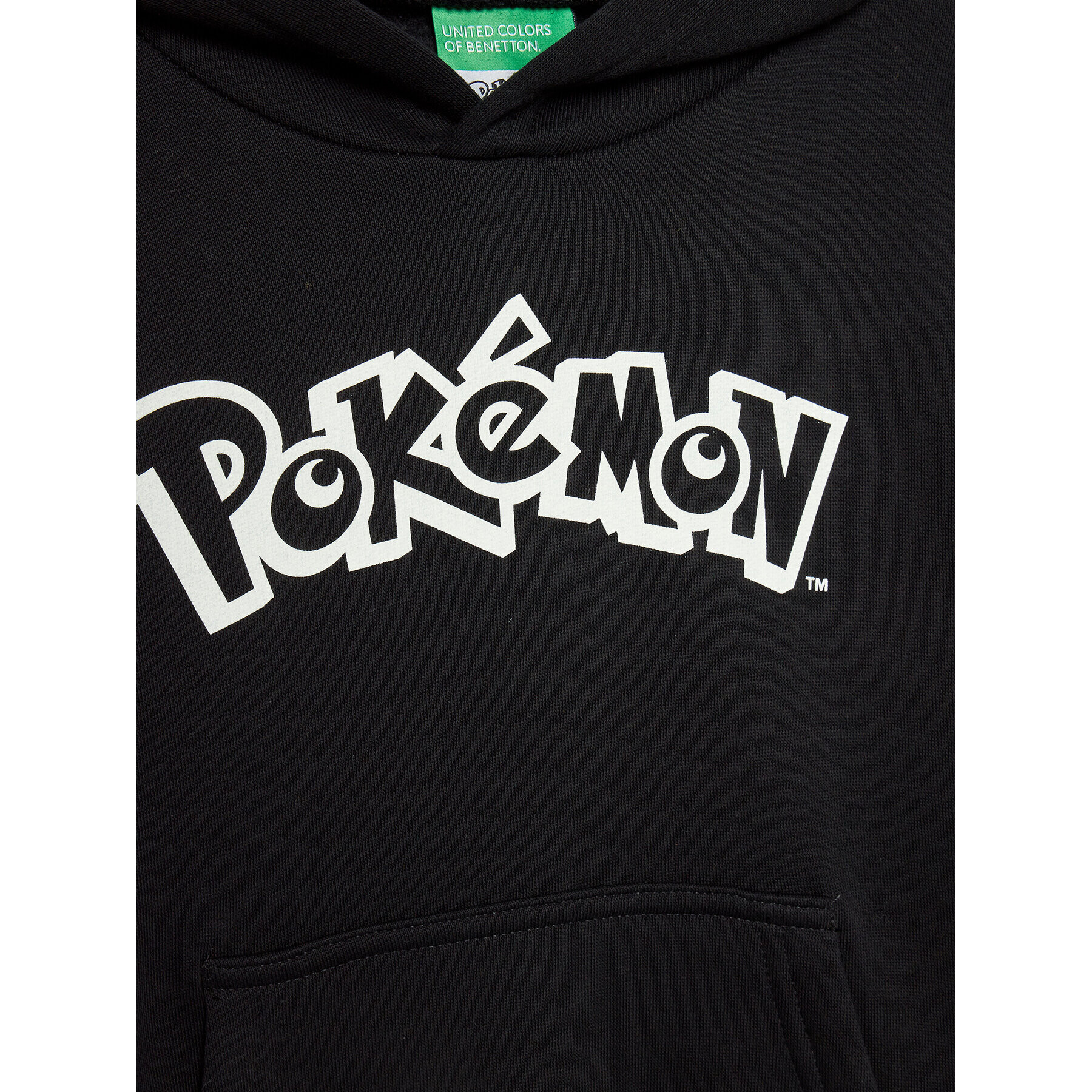 United Colors Of Benetton Суитшърт POKEMON 3J73C203G Черен Regular Fit - Pepit.bg