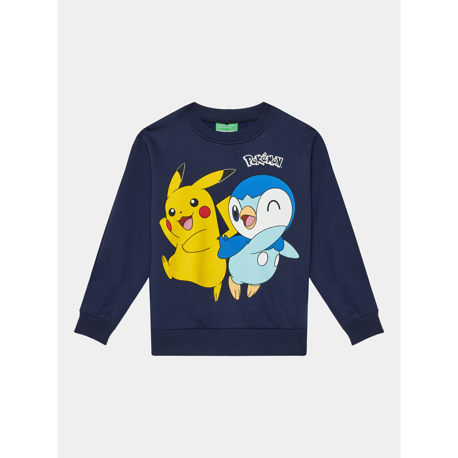 United Colors Of Benetton Суитшърт POKEMON 3J73G10CO Тъмносин Regular Fit - Pepit.bg