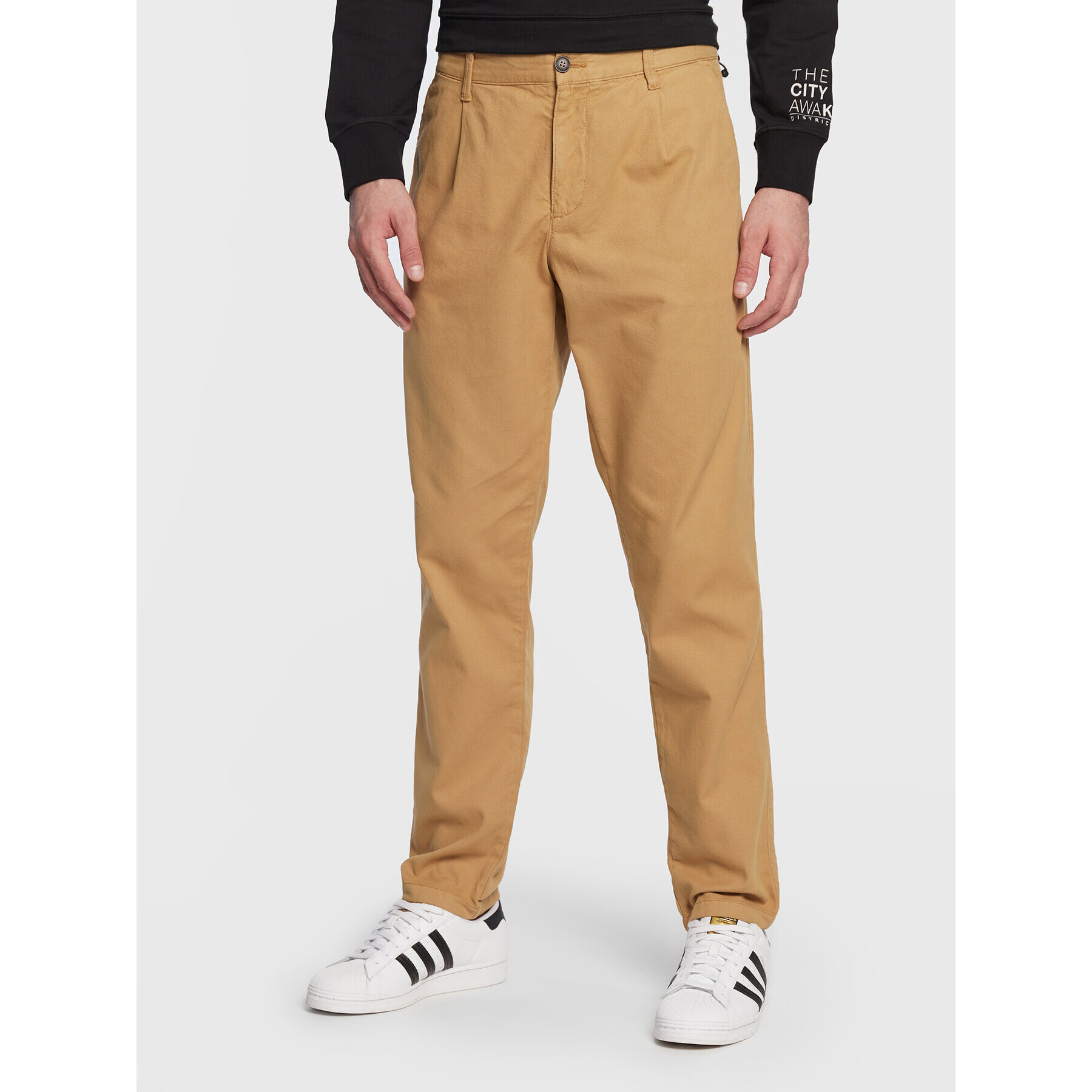 United Colors Of Benetton Текстилни панталони 4FRJUF018 Кафяв Slim Fit - Pepit.bg