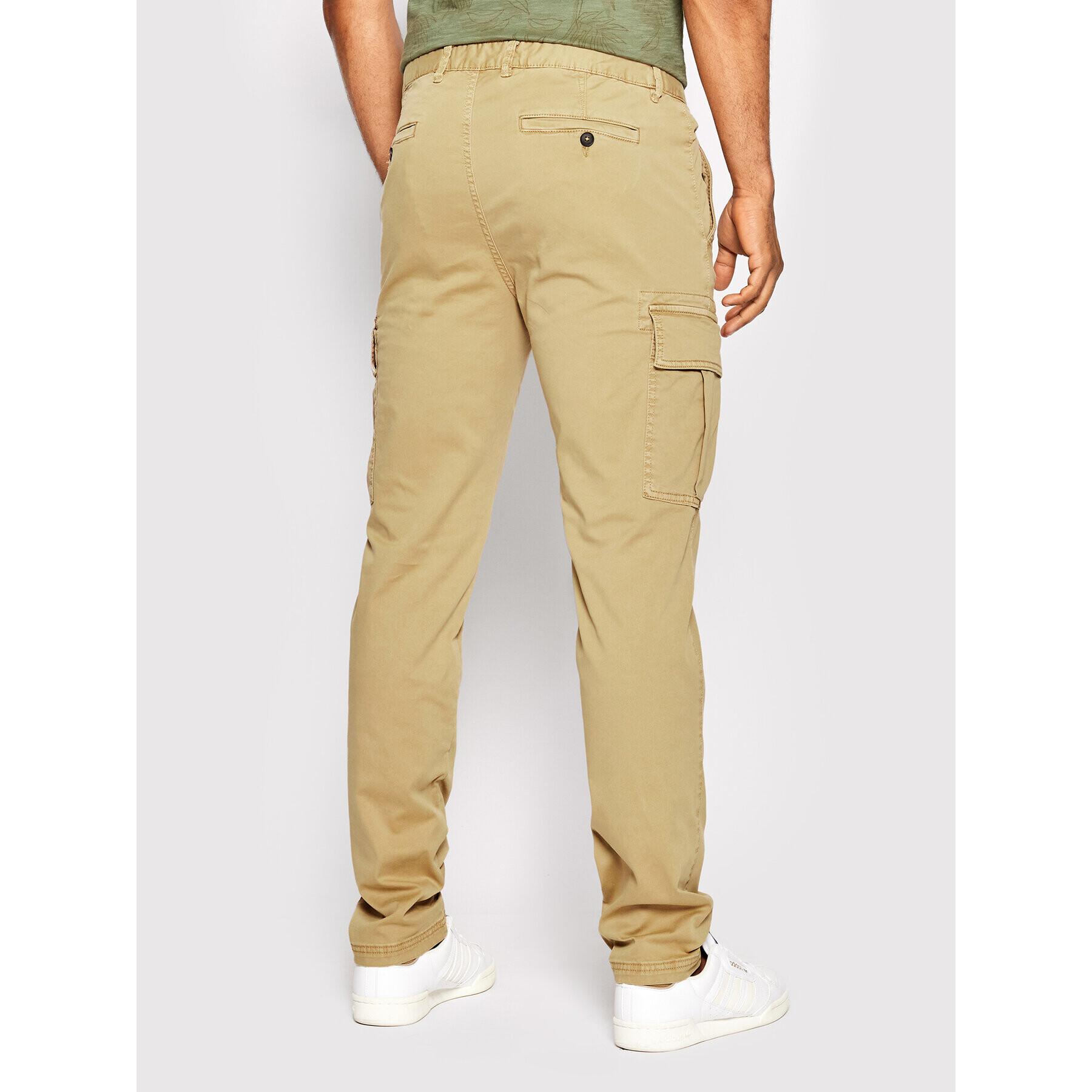 United Colors Of Benetton Текстилни панталони 4VPNUF005 Бежов Regular Fit - Pepit.bg