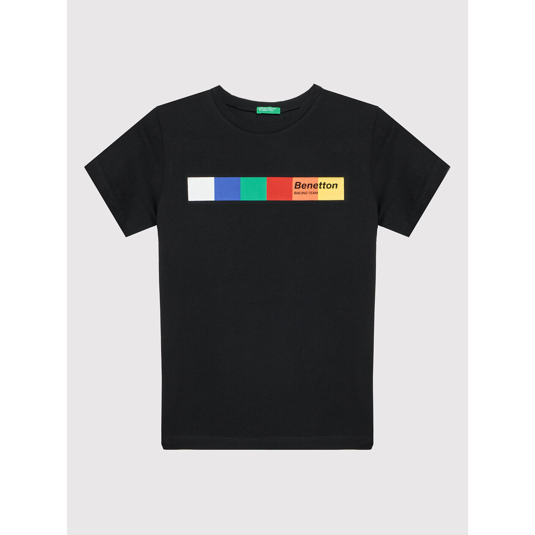 United Colors Of Benetton Тишърт 3096C151T Черен Regular Fit - Pepit.bg