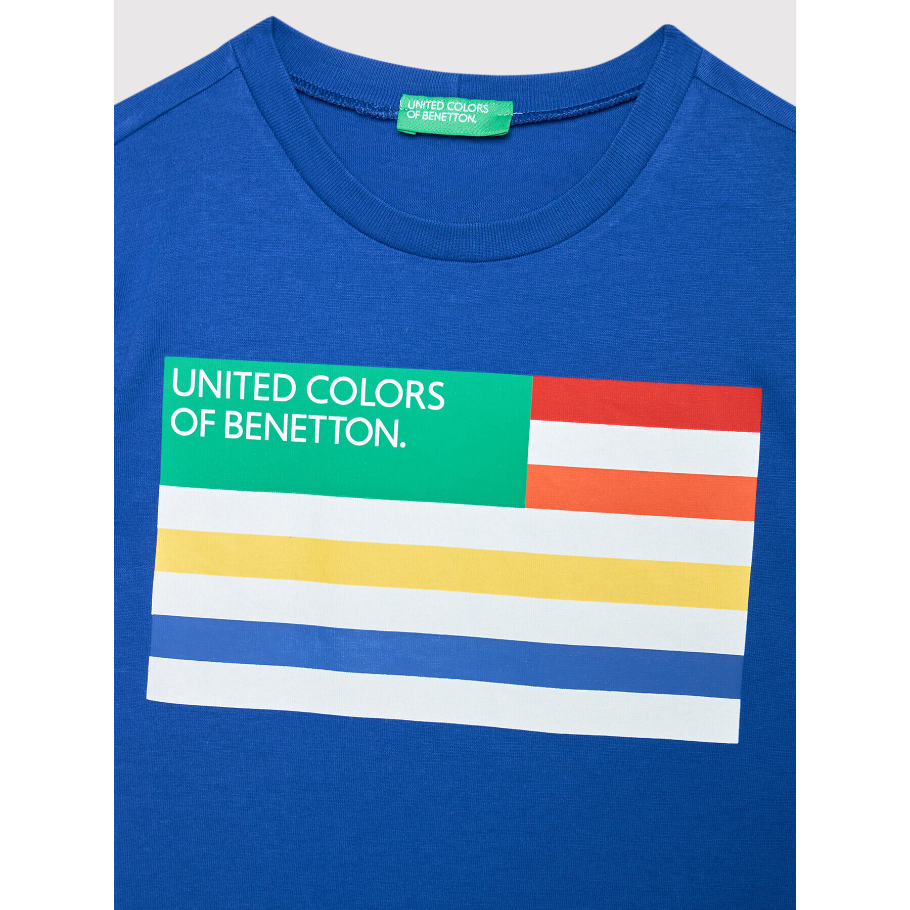 United Colors Of Benetton Тишърт 3096C151T Тъмносин Regular Fit - Pepit.bg