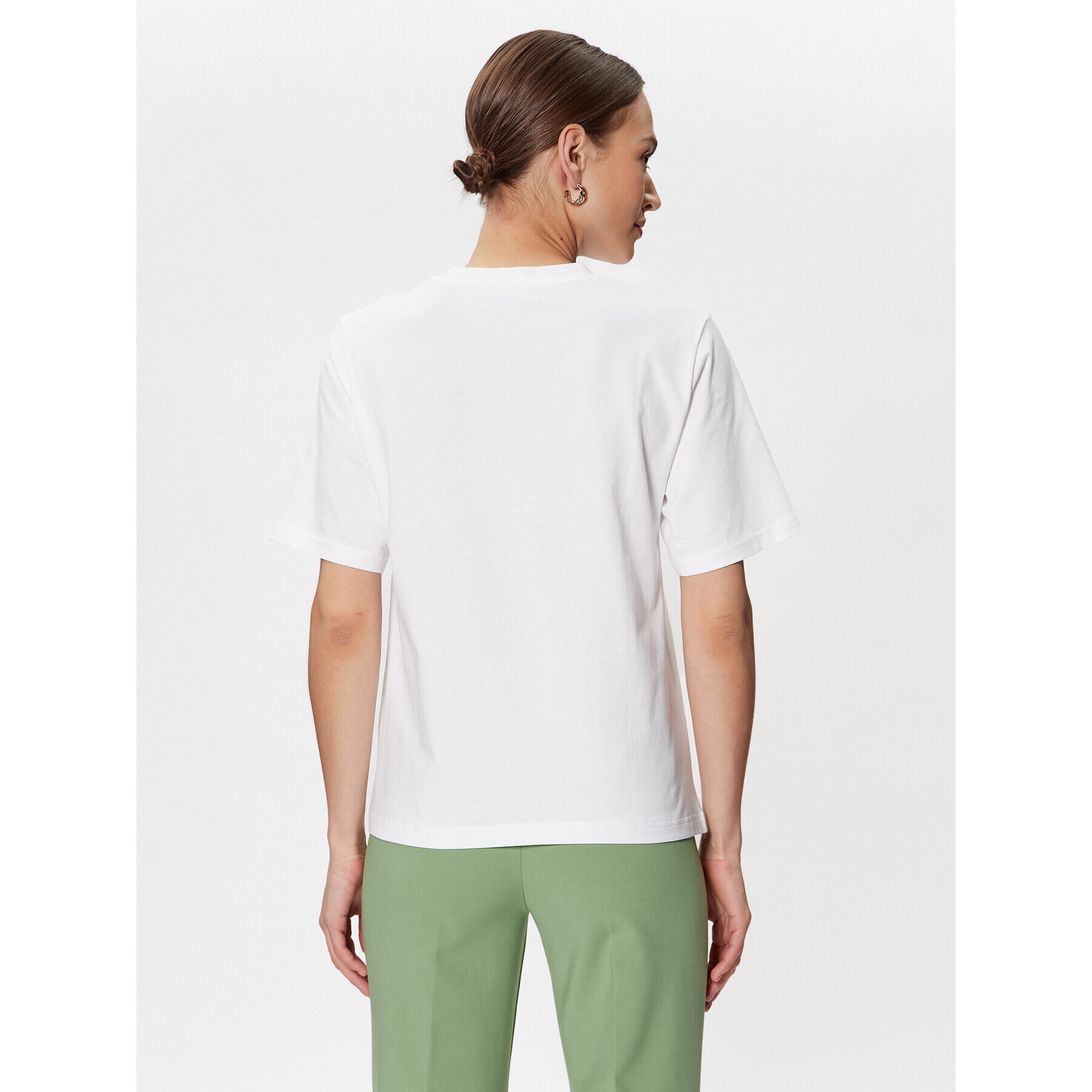 United Colors Of Benetton Тишърт 3BL0D103K Бял Relaxed Fit - Pepit.bg