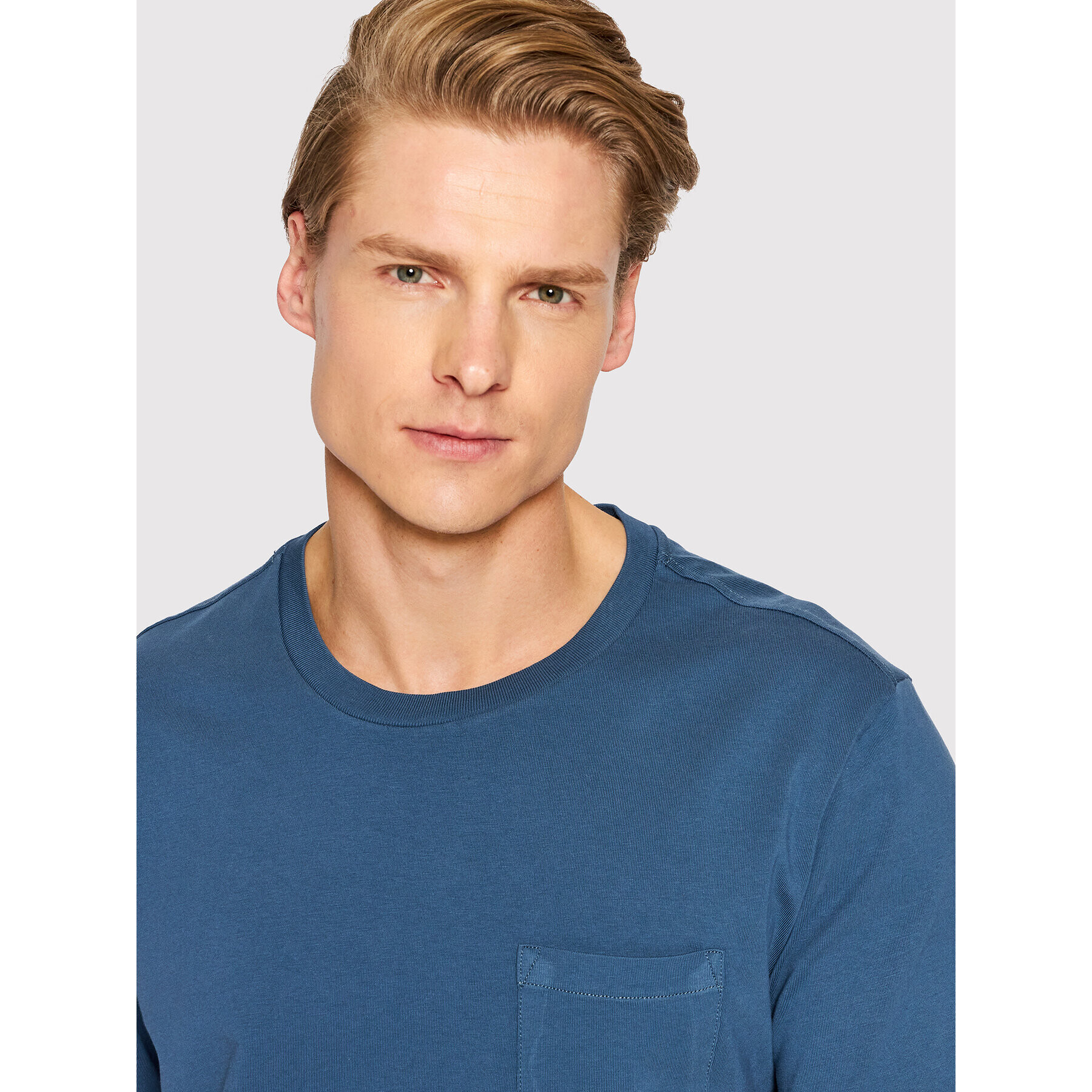 United Colors Of Benetton Тишърт 3BL0J19G5 Тъмносин Regular Fit - Pepit.bg