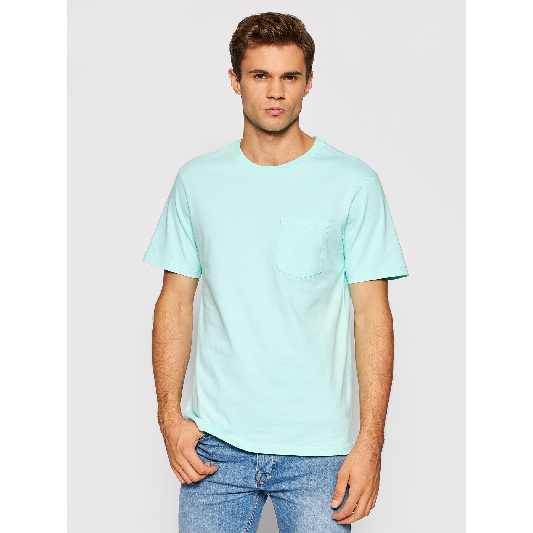 United Colors Of Benetton Тишърт 3BL0J19G5 Зелен Regular Fit - Pepit.bg