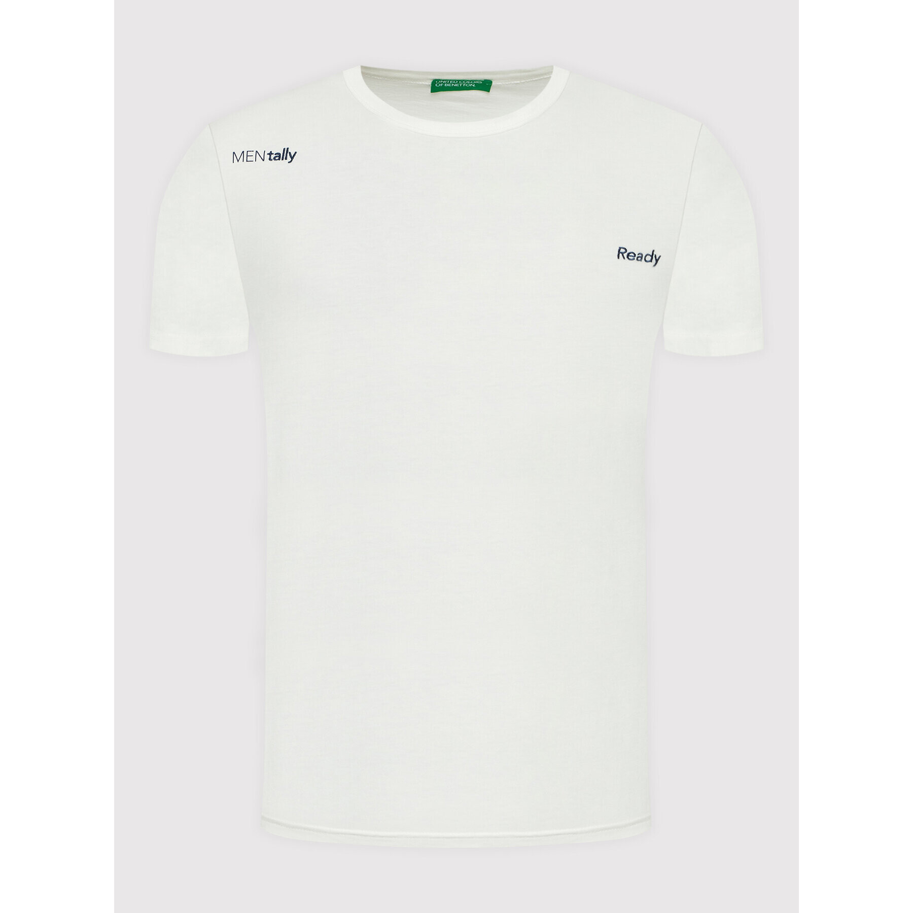 United Colors Of Benetton Тишърт 3BL0U100O Бял Regular Fit - Pepit.bg