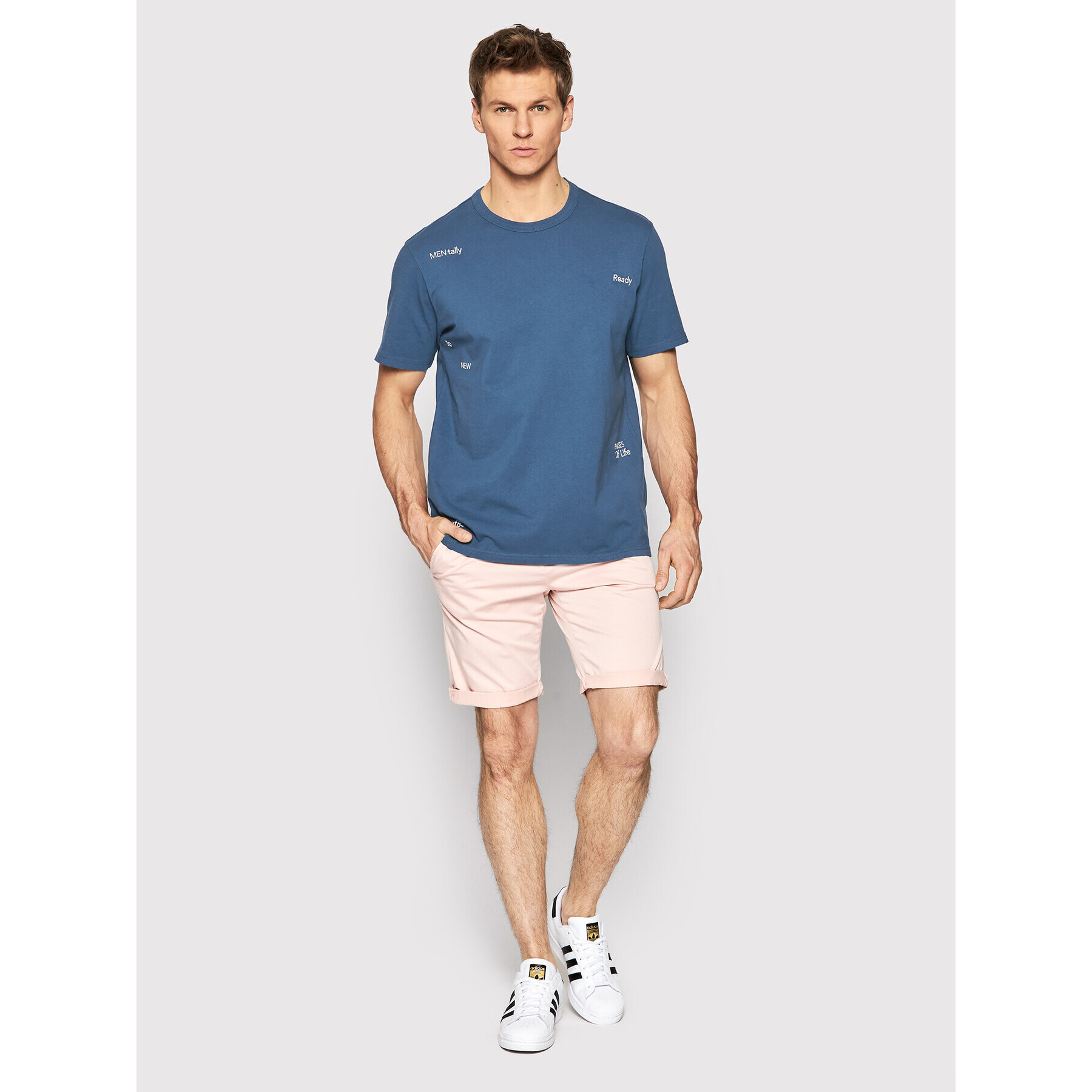 United Colors Of Benetton Тишърт 3BL0U100O Син Regular Fit - Pepit.bg