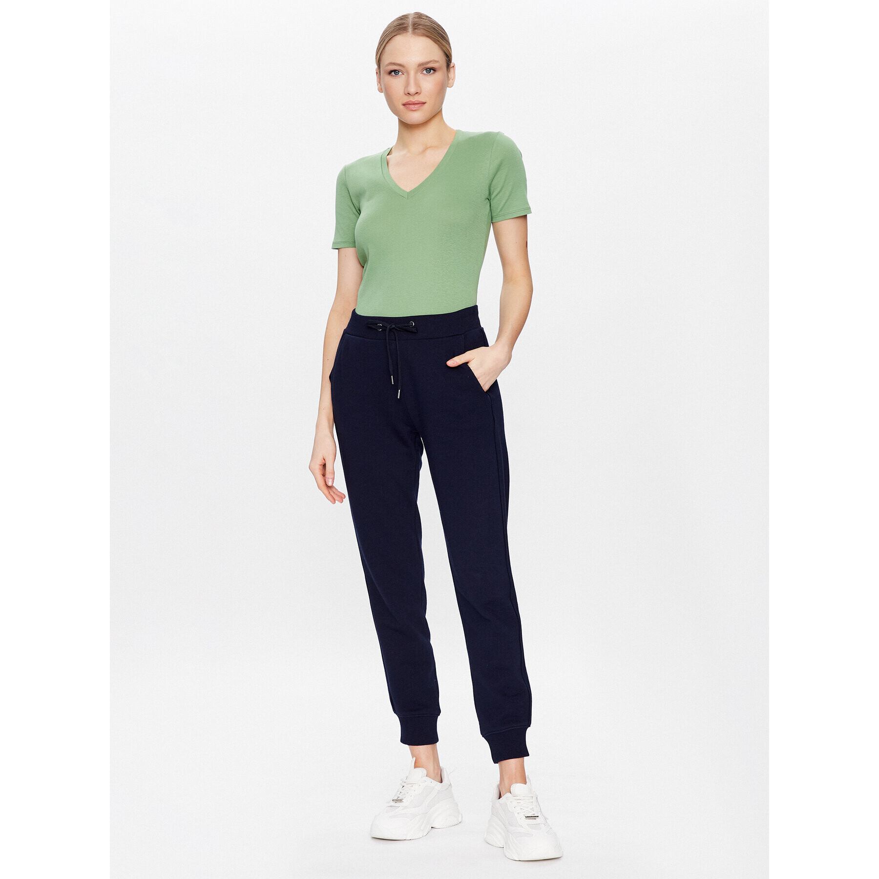 United Colors Of Benetton Тишърт 3GA2E4230 Зелен Regular Fit - Pepit.bg