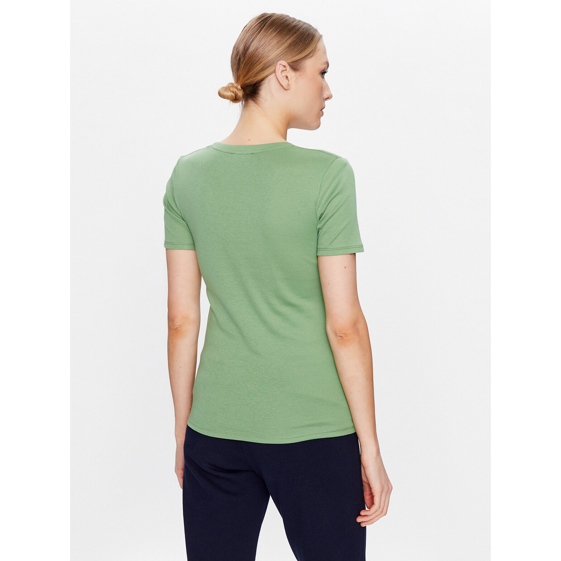 United Colors Of Benetton Тишърт 3GA2E4230 Зелен Regular Fit - Pepit.bg