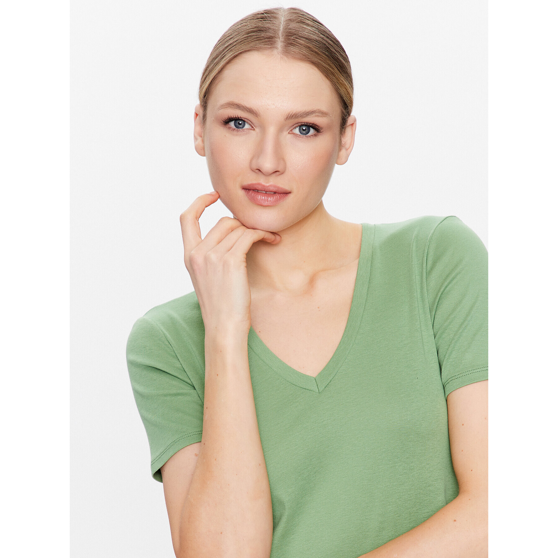 United Colors Of Benetton Тишърт 3GA2E4230 Зелен Regular Fit - Pepit.bg