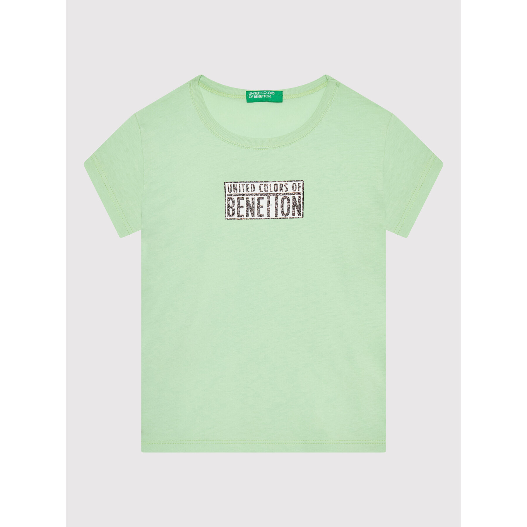 United Colors Of Benetton Тишърт 3I1XC101Q Зелен Regular Fit - Pepit.bg