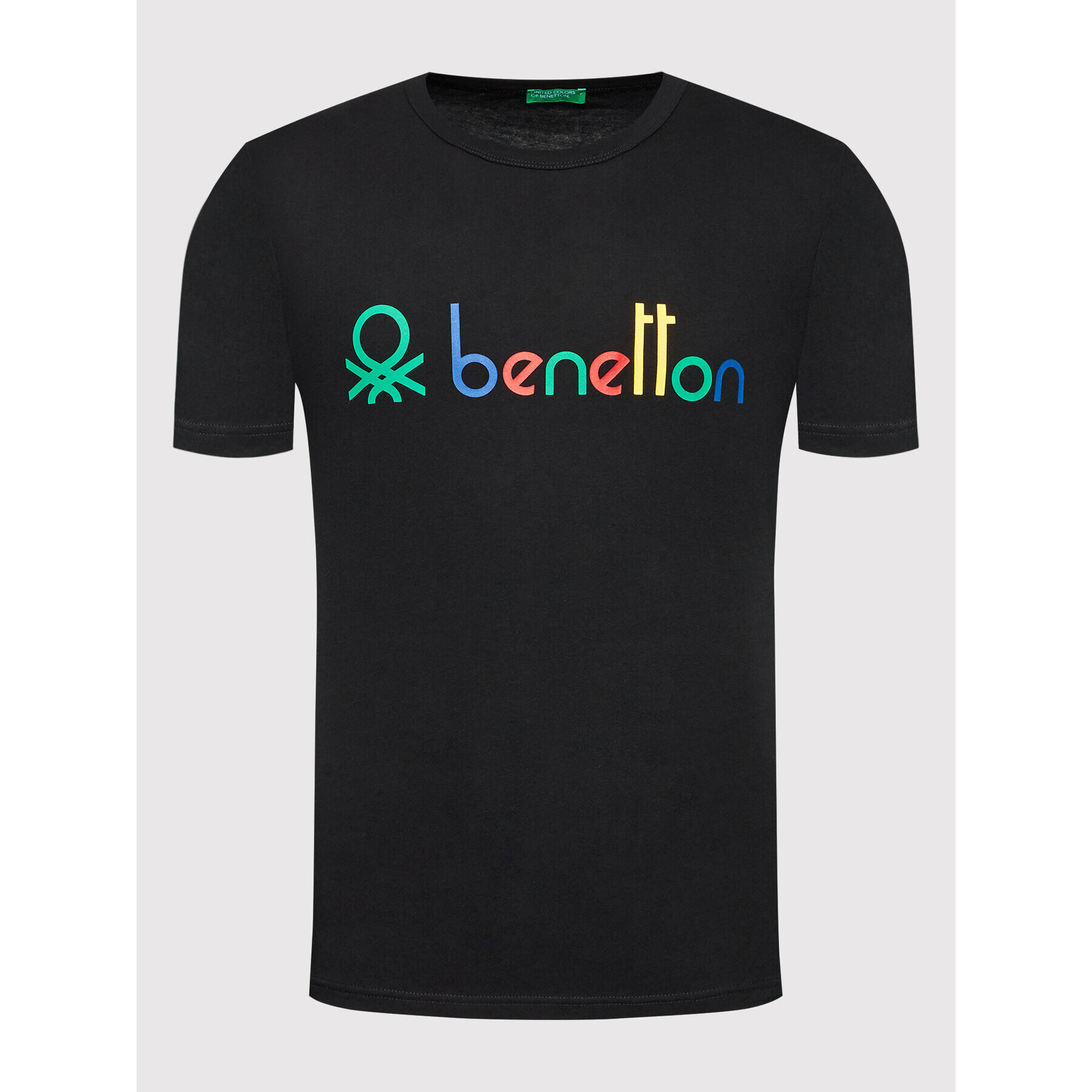 United Colors Of Benetton Тишърт 3I1XU100A Черен Regular Fit - Pepit.bg