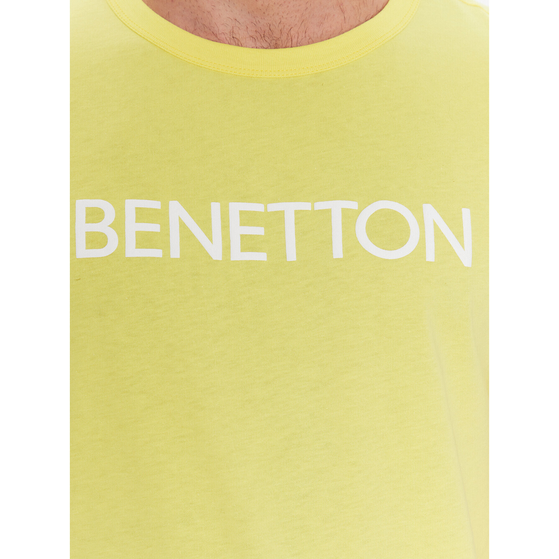 United Colors Of Benetton Тишърт 3I1XU100A Жълт Regular Fit - Pepit.bg