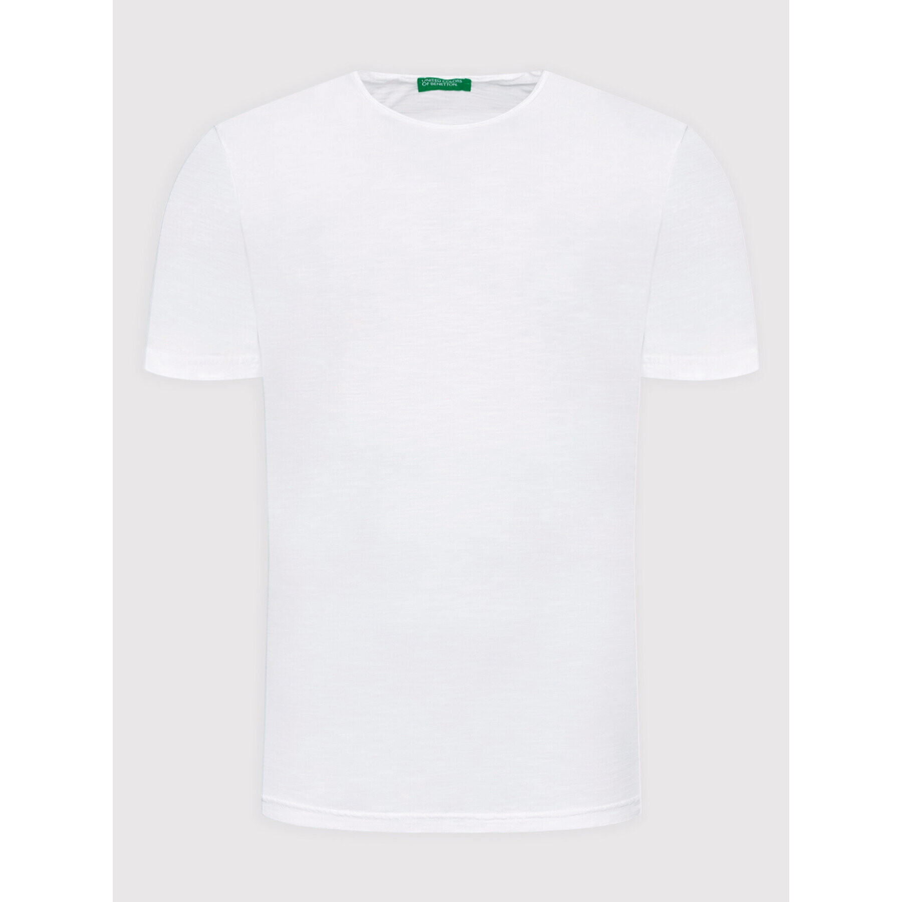 United Colors Of Benetton Тишърт 3JE1J19A5 Бял Regular Fit - Pepit.bg