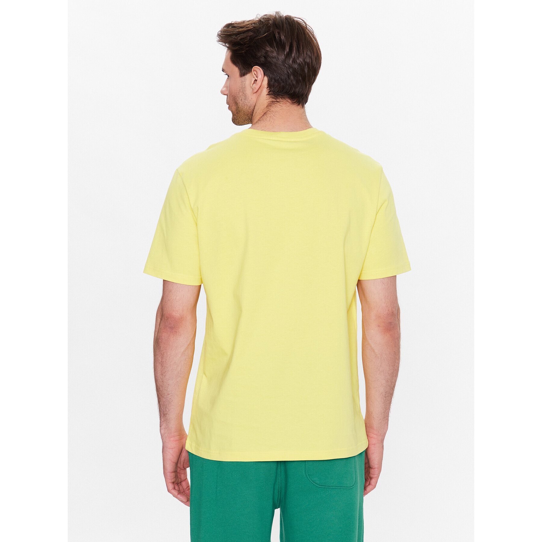 United Colors Of Benetton Тишърт 3MI5J1AF7 Жълт Regular Fit - Pepit.bg