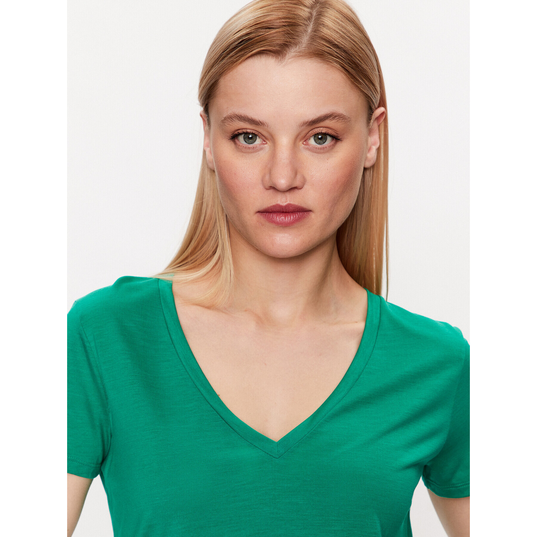 United Colors Of Benetton Тишърт 3NLHE4249 Зелен Regular Fit - Pepit.bg