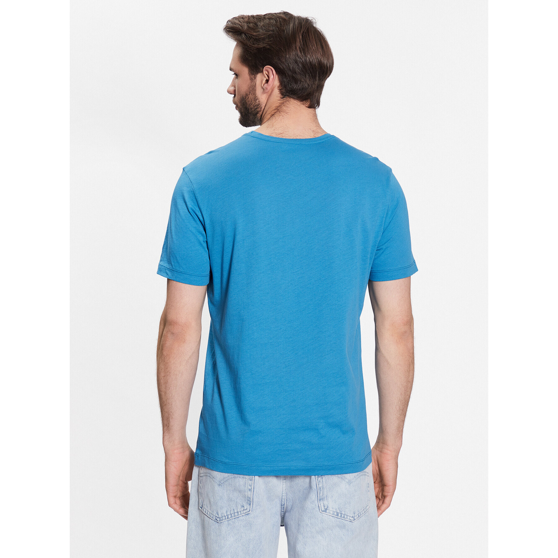 United Colors Of Benetton Тишърт 3P7XU1058 Син Regular Fit - Pepit.bg