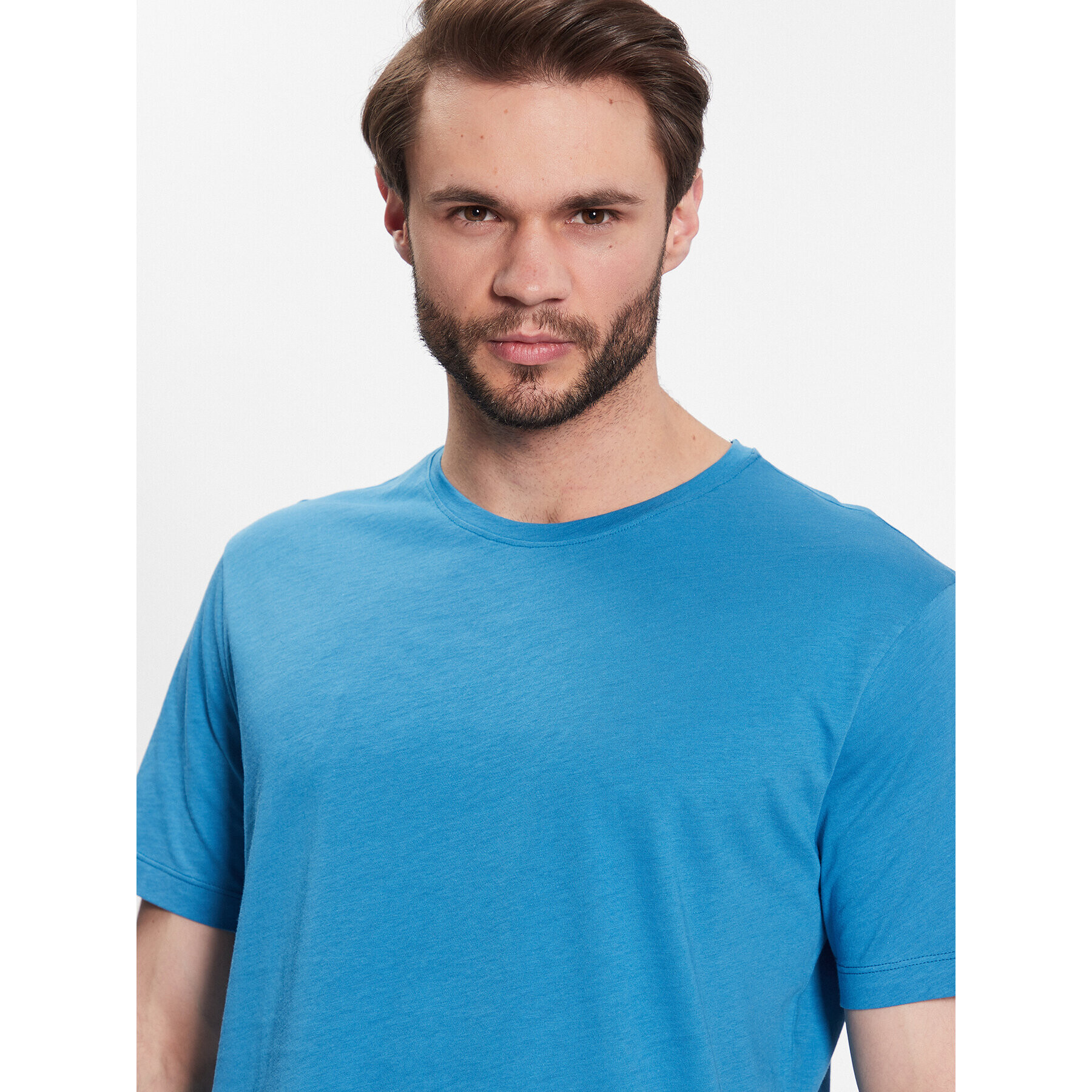 United Colors Of Benetton Тишърт 3P7XU1058 Син Regular Fit - Pepit.bg