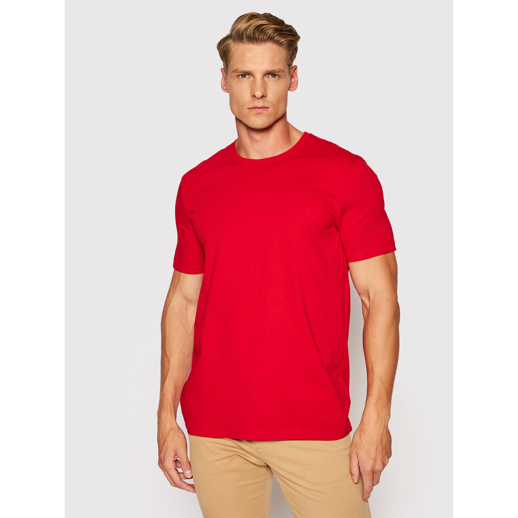 United Colors Of Benetton Тишърт 3U53J1F15 Червен Regular Fit - Pepit.bg