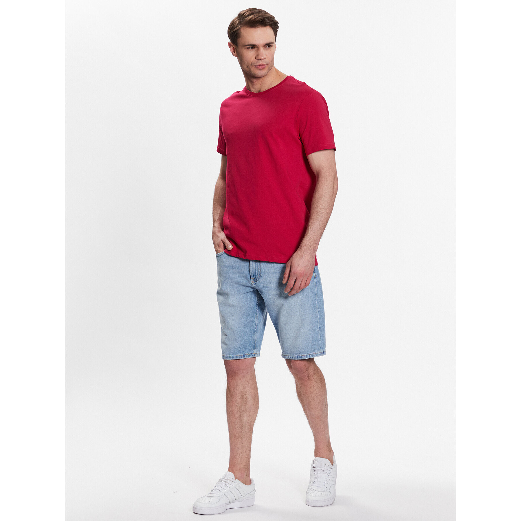 United Colors Of Benetton Тишърт 3U53J1F15 Червен Regular Fit - Pepit.bg