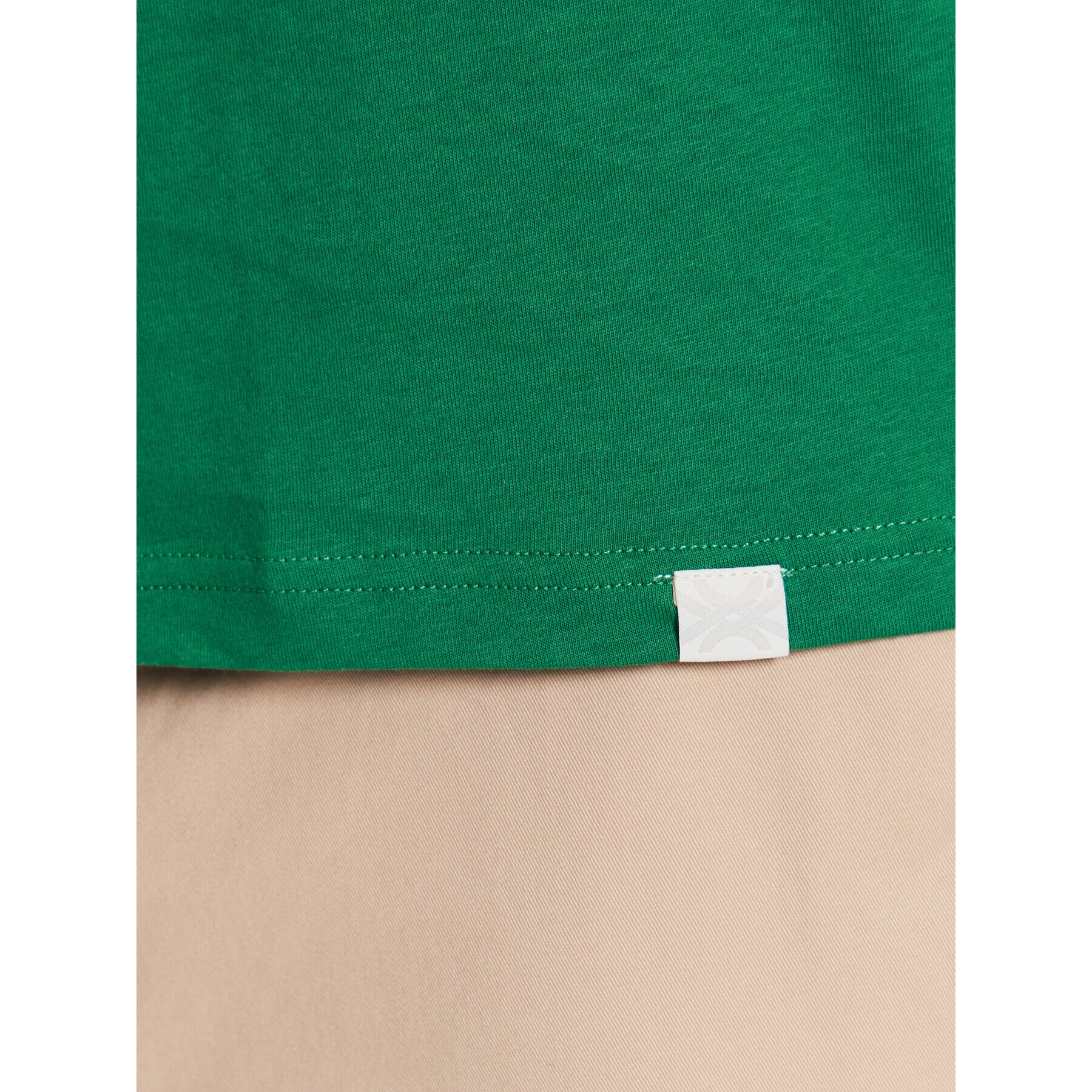 United Colors Of Benetton Тишърт 3U53J1F15 Зелен Regular Fit - Pepit.bg