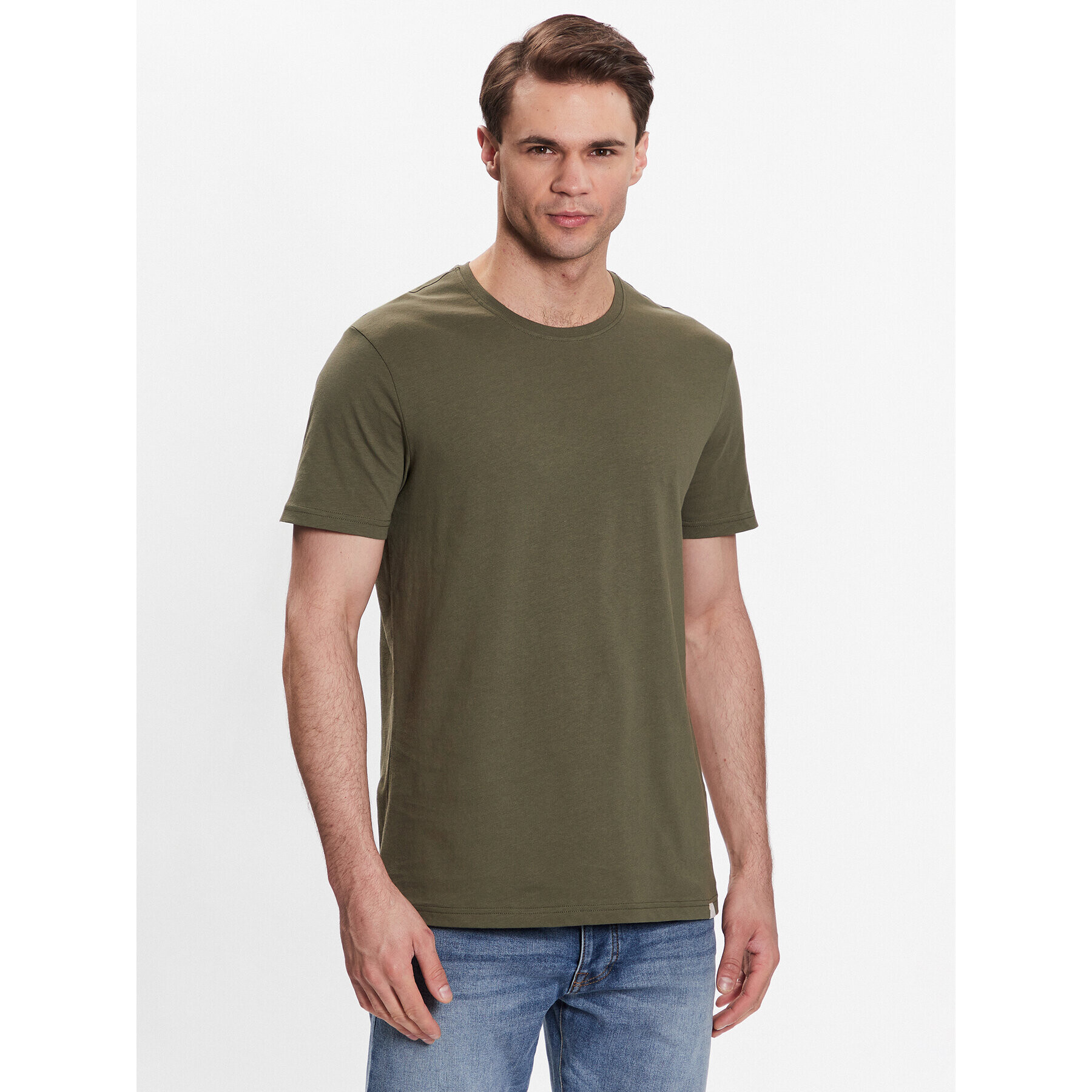 United Colors Of Benetton Тишърт 3U53J1F15 Зелен Regular Fit - Pepit.bg