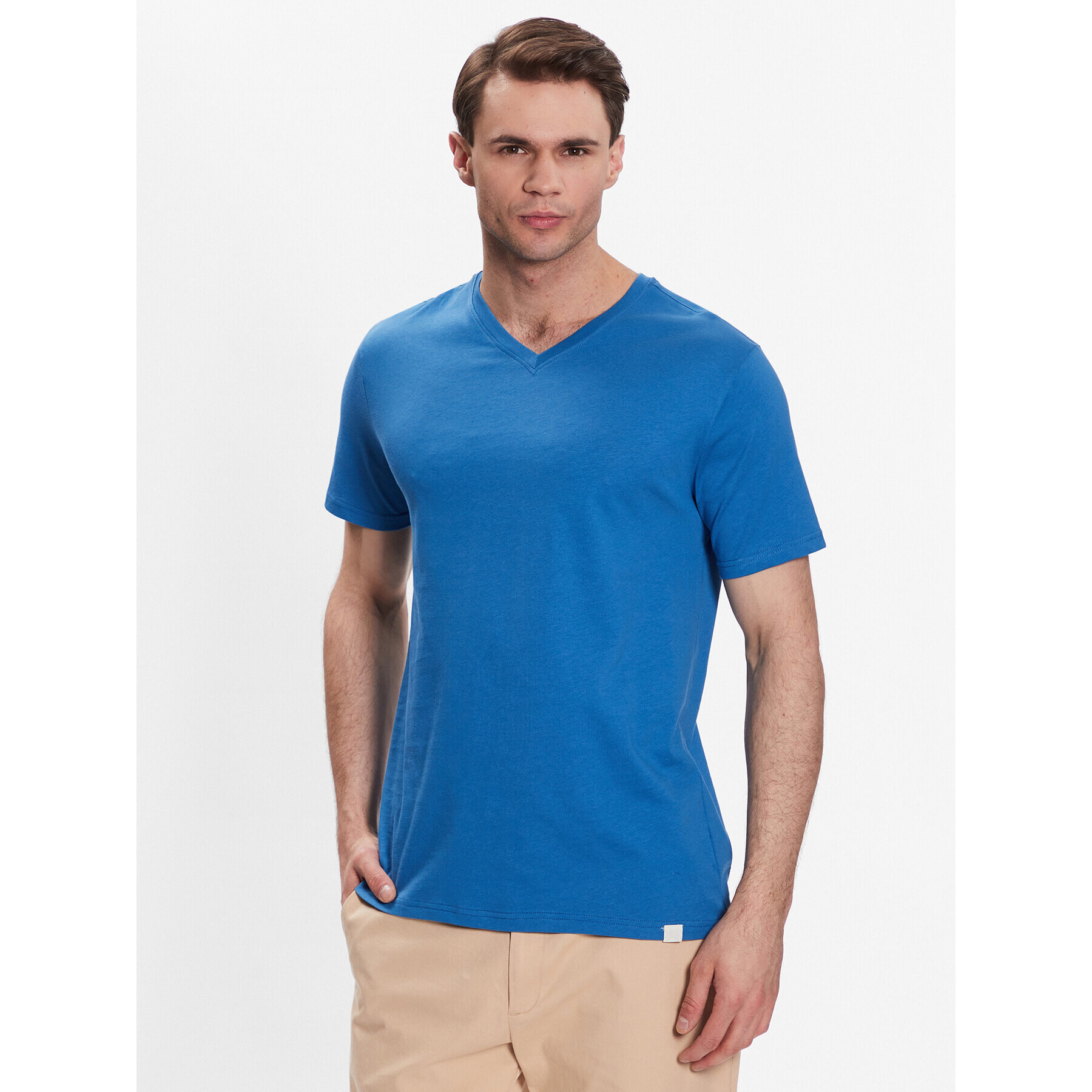 United Colors Of Benetton Тишърт 3U53J4231 Син Regular Fit - Pepit.bg