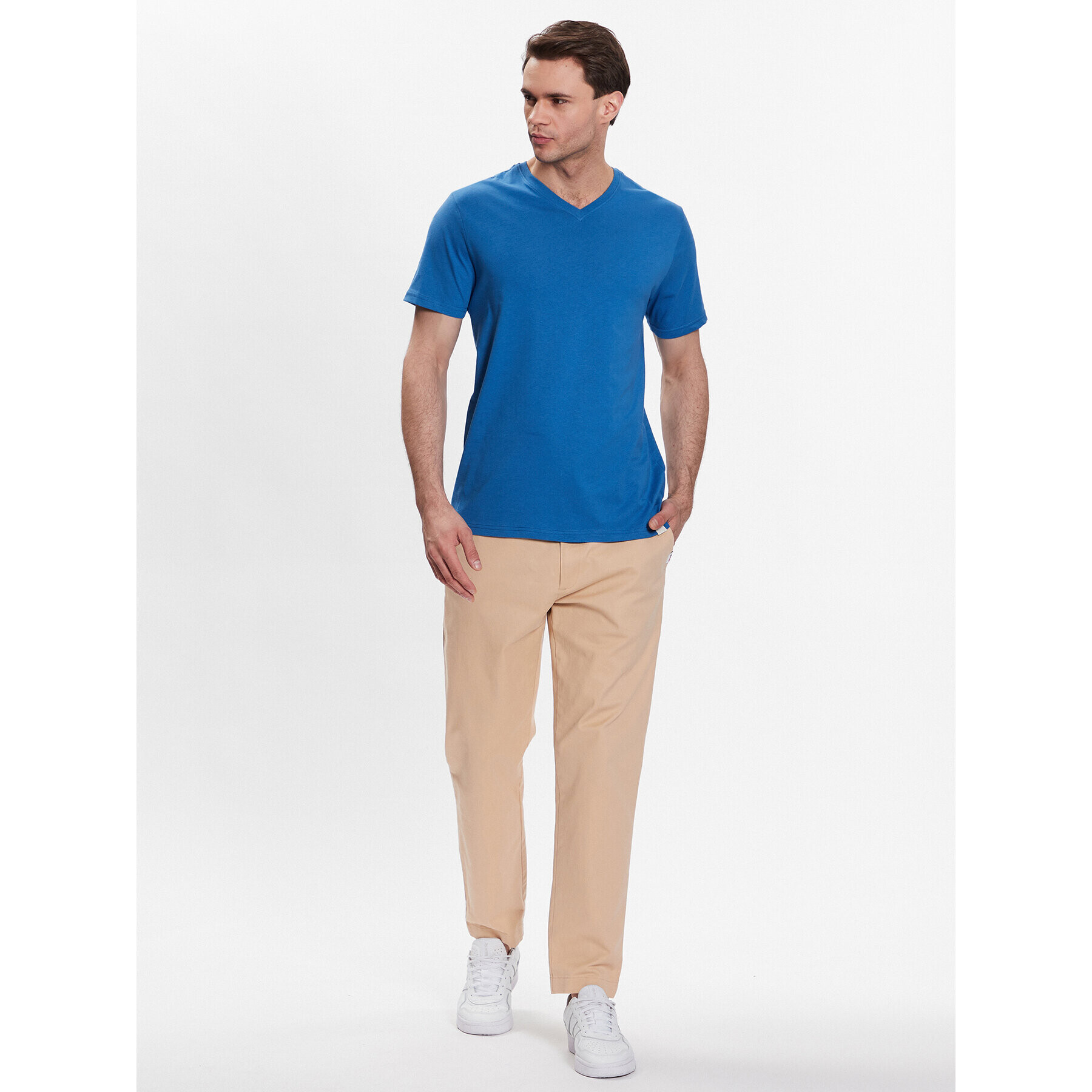 United Colors Of Benetton Тишърт 3U53J4231 Син Regular Fit - Pepit.bg