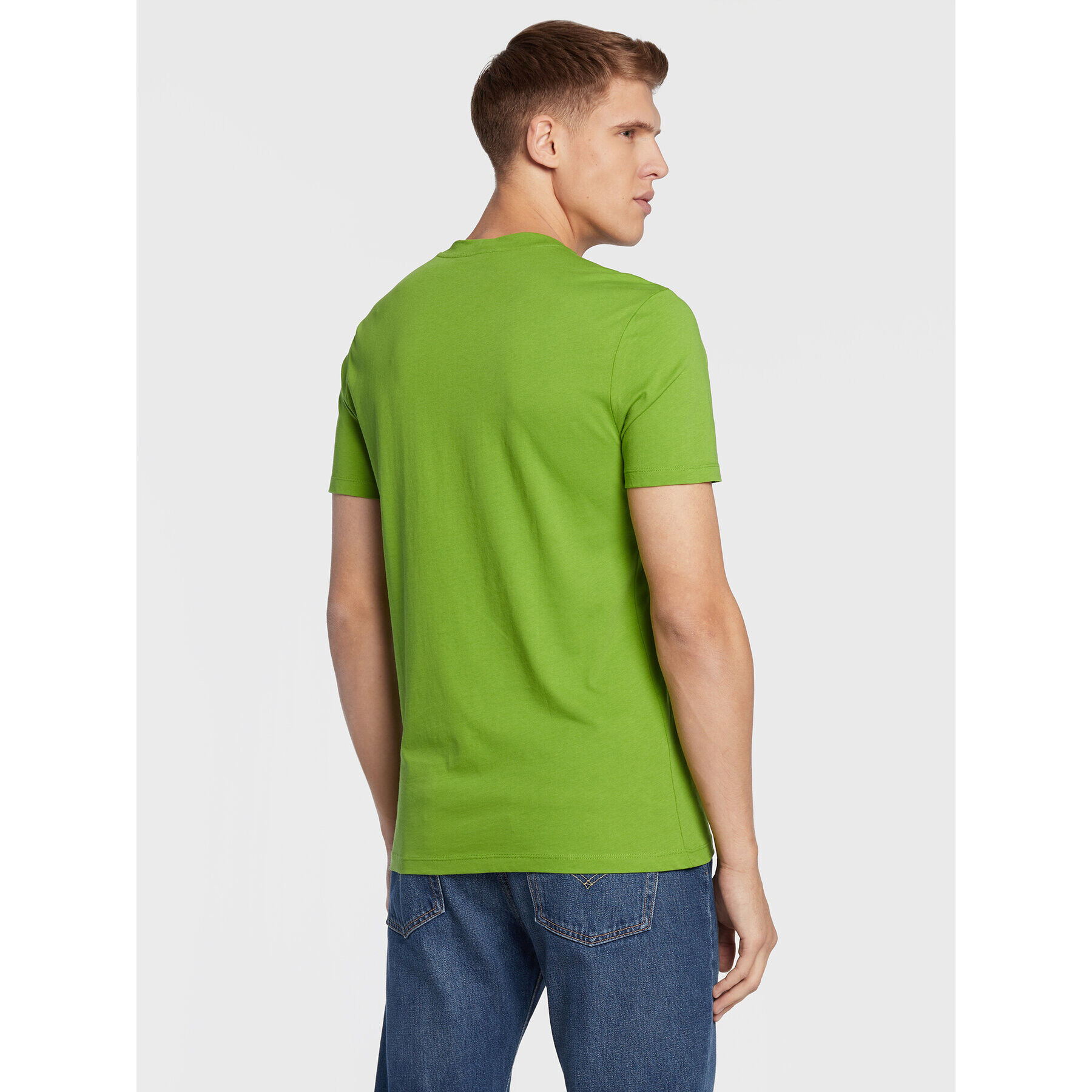 United Colors Of Benetton Тишърт 3U53U1037 Зелен Regular Fit - Pepit.bg