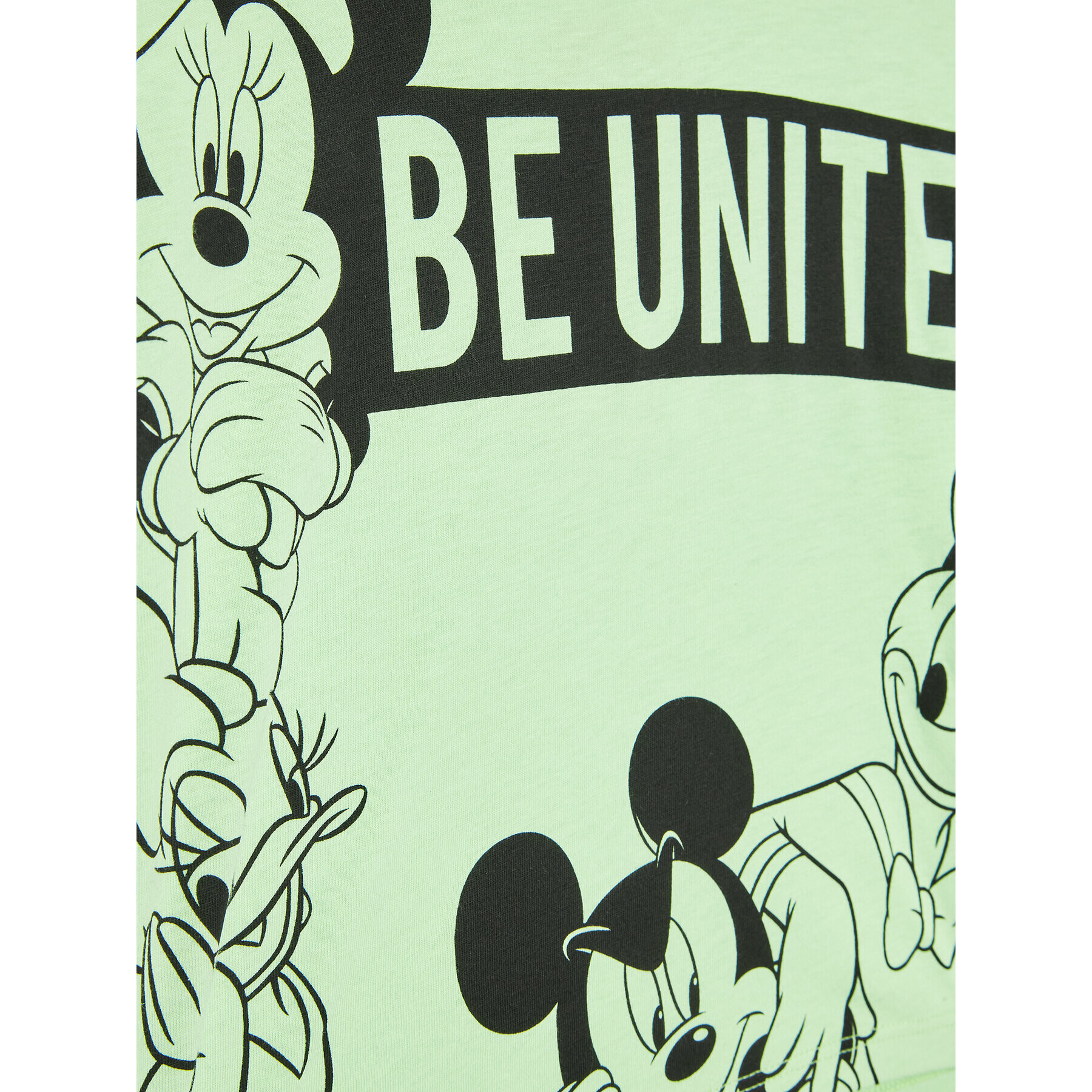 United Colors Of Benetton Тишърт DISNEY 3096C105L Зелен Relaxed Fit - Pepit.bg