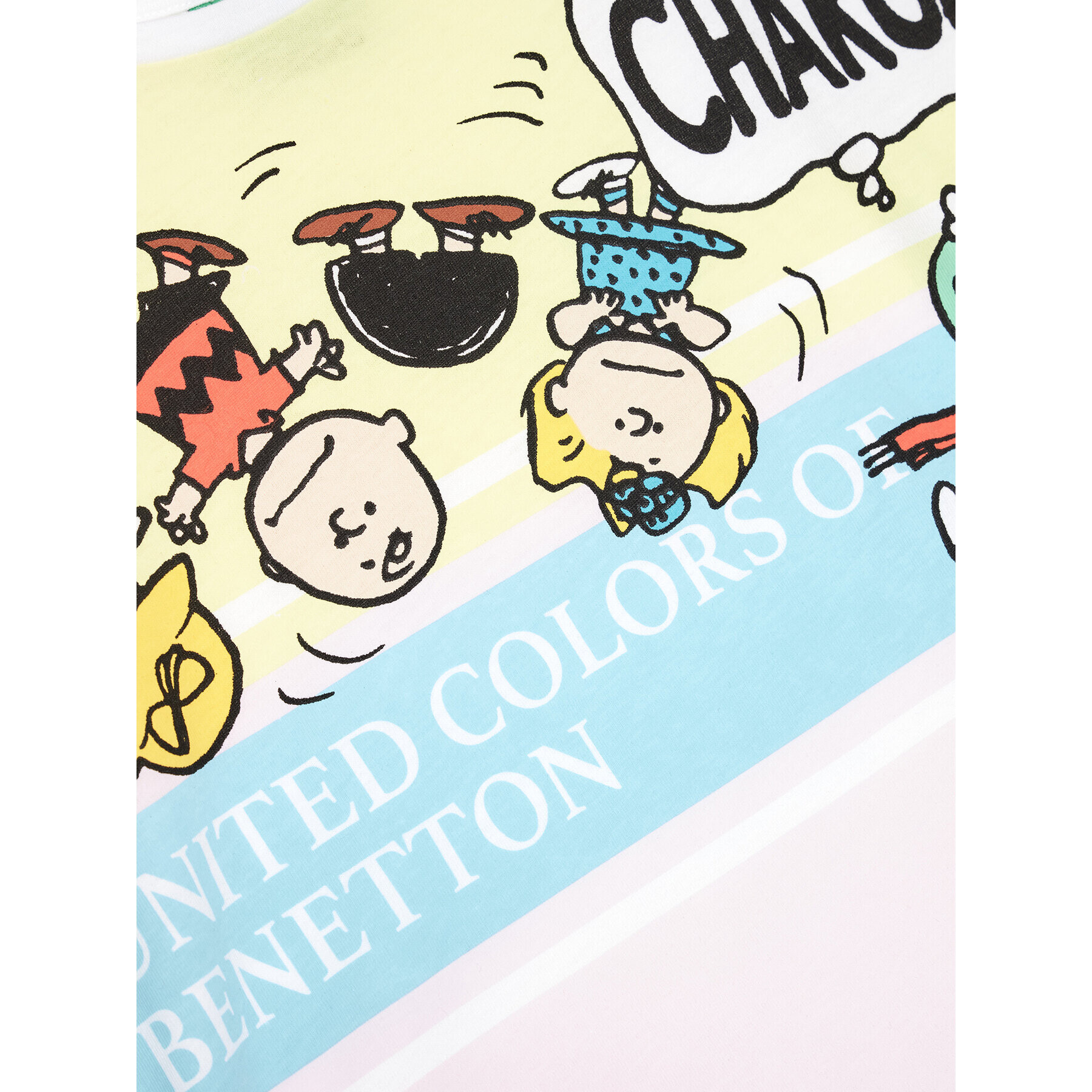 United Colors Of Benetton Тишърт PEANUTS 3096C156X Цветен Boxy Fit - Pepit.bg