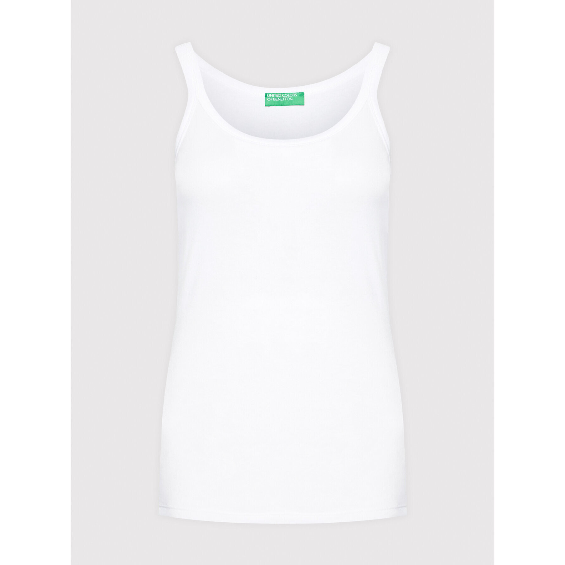 United Colors Of Benetton топ 3GA2E8397 Бял Regular Fit - Pepit.bg