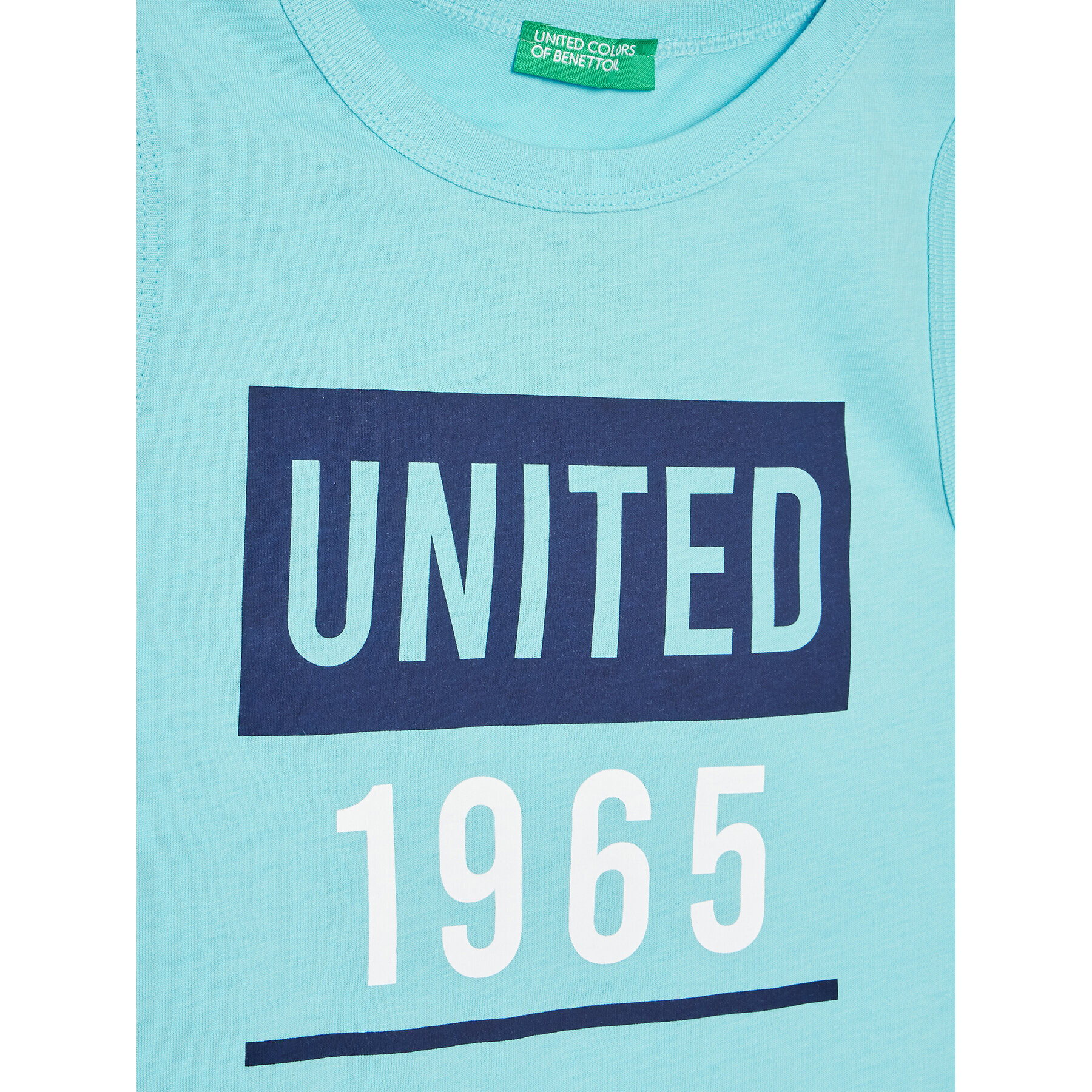 United Colors Of Benetton топ 3I1XCH003 Син Regular Fit - Pepit.bg