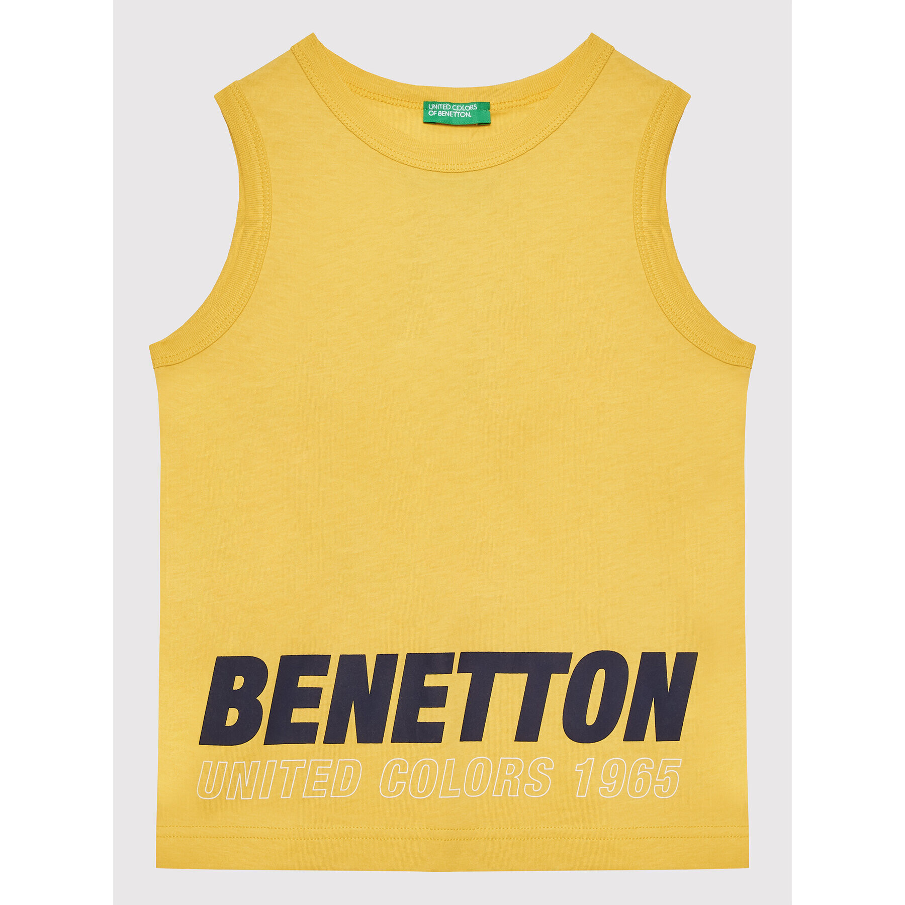 United Colors Of Benetton топ 3I1XCH003 Жълт Regular Fit - Pepit.bg