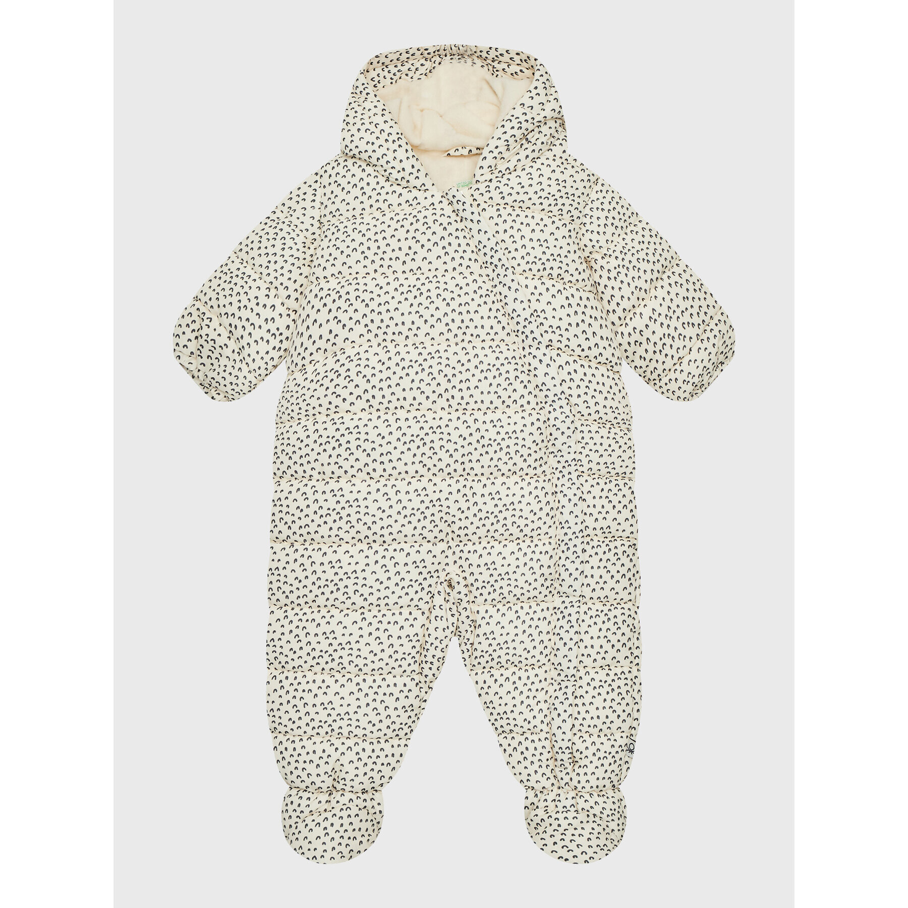 United Colors Of Benetton Зимен детски гащеризон 2TJG583DE Бежов Regular Fit - Pepit.bg