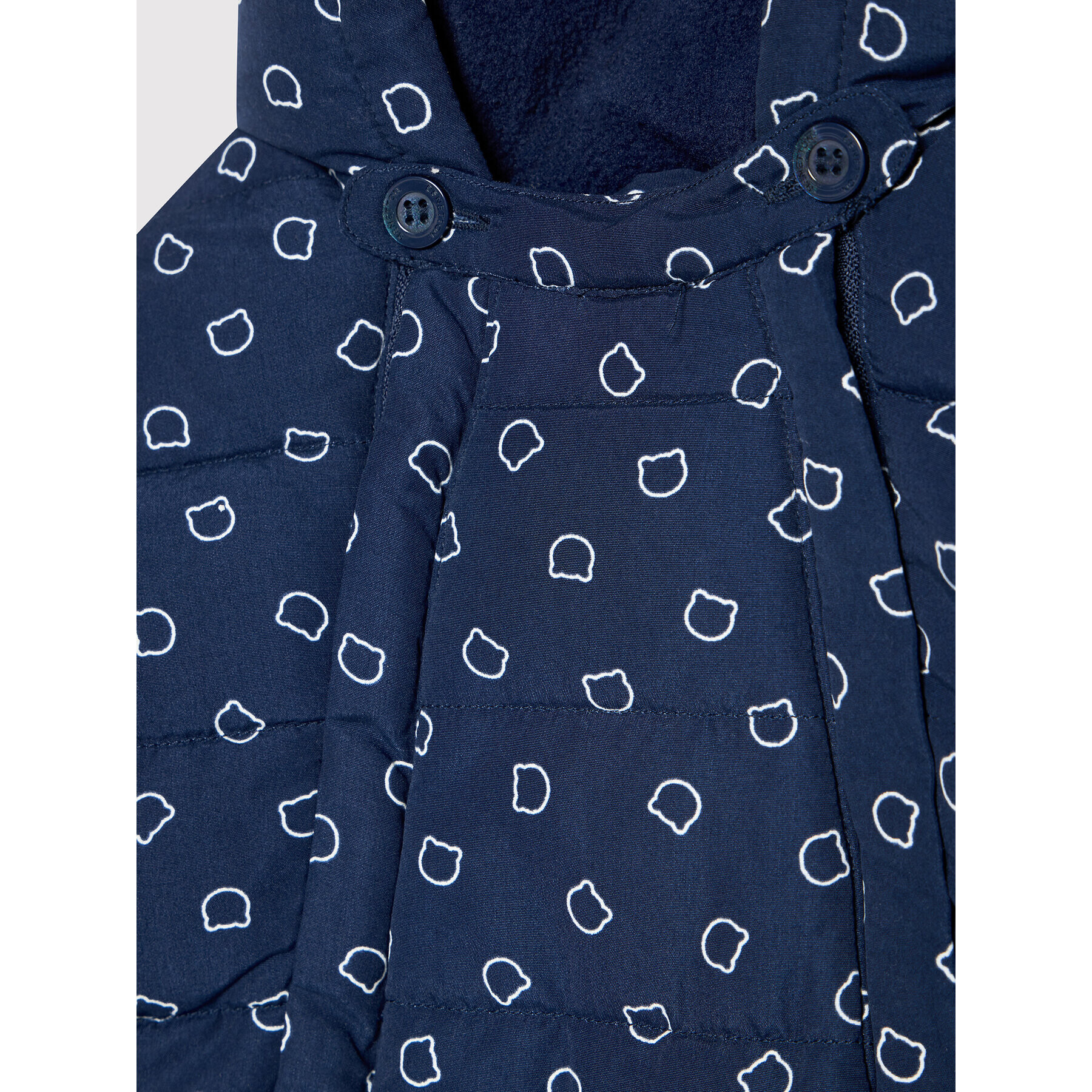 United Colors Of Benetton Зимен детски гащеризон 2XKX583DE Тъмносин Regular Fit - Pepit.bg