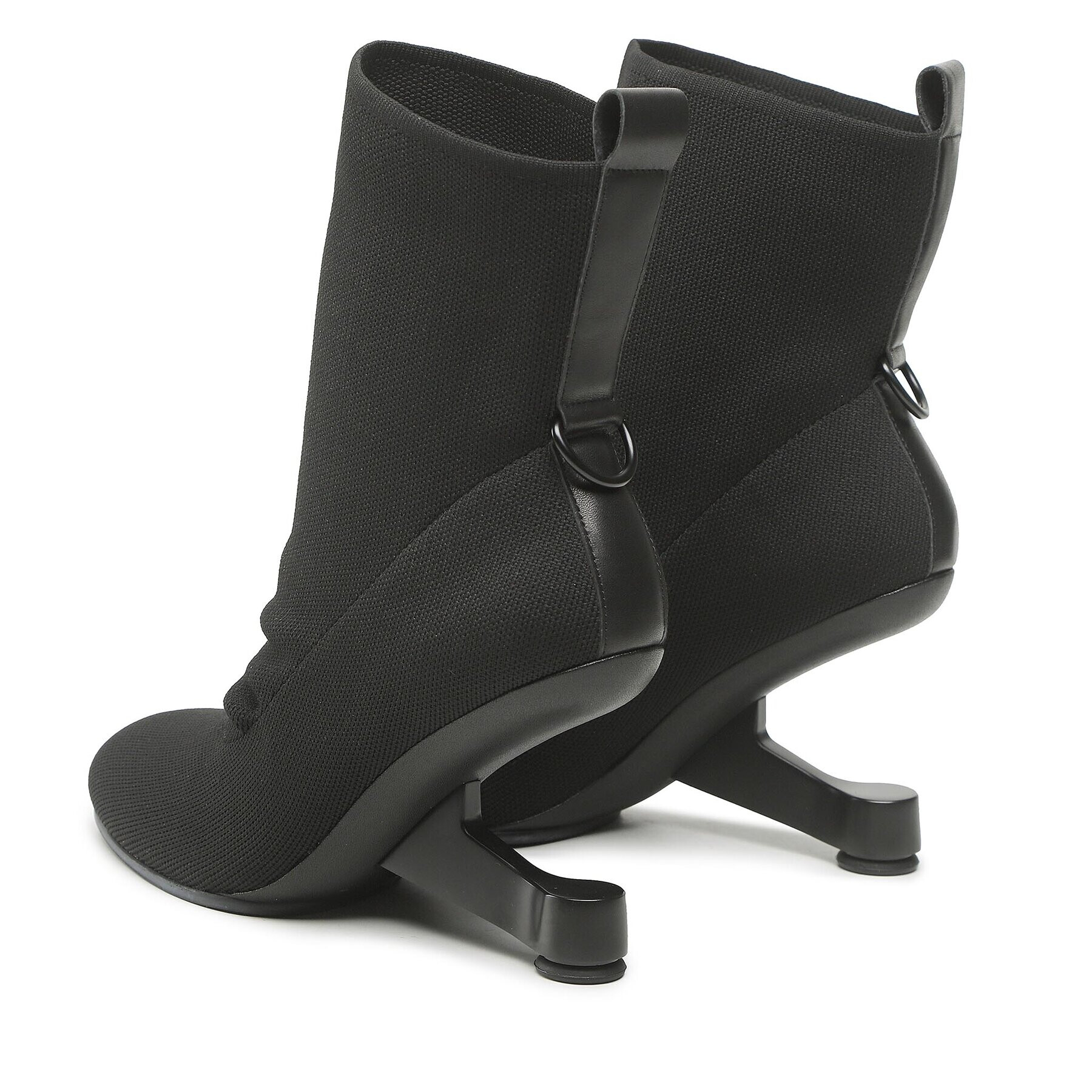 United Nude Боти Eamz Fab Bootie 1071001117 Черен - Pepit.bg