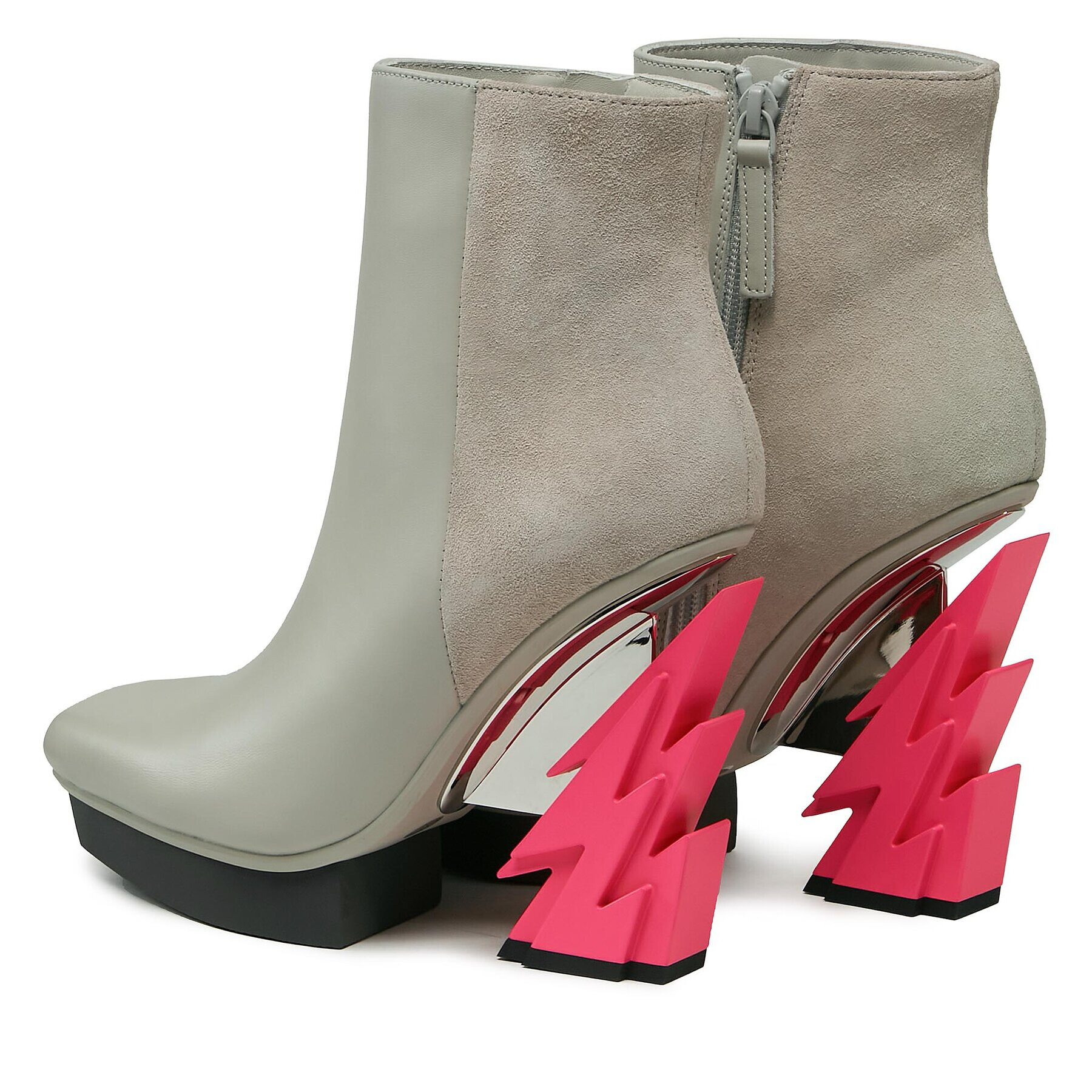 United Nude Боти Glam Square 1075079816 Бял - Pepit.bg