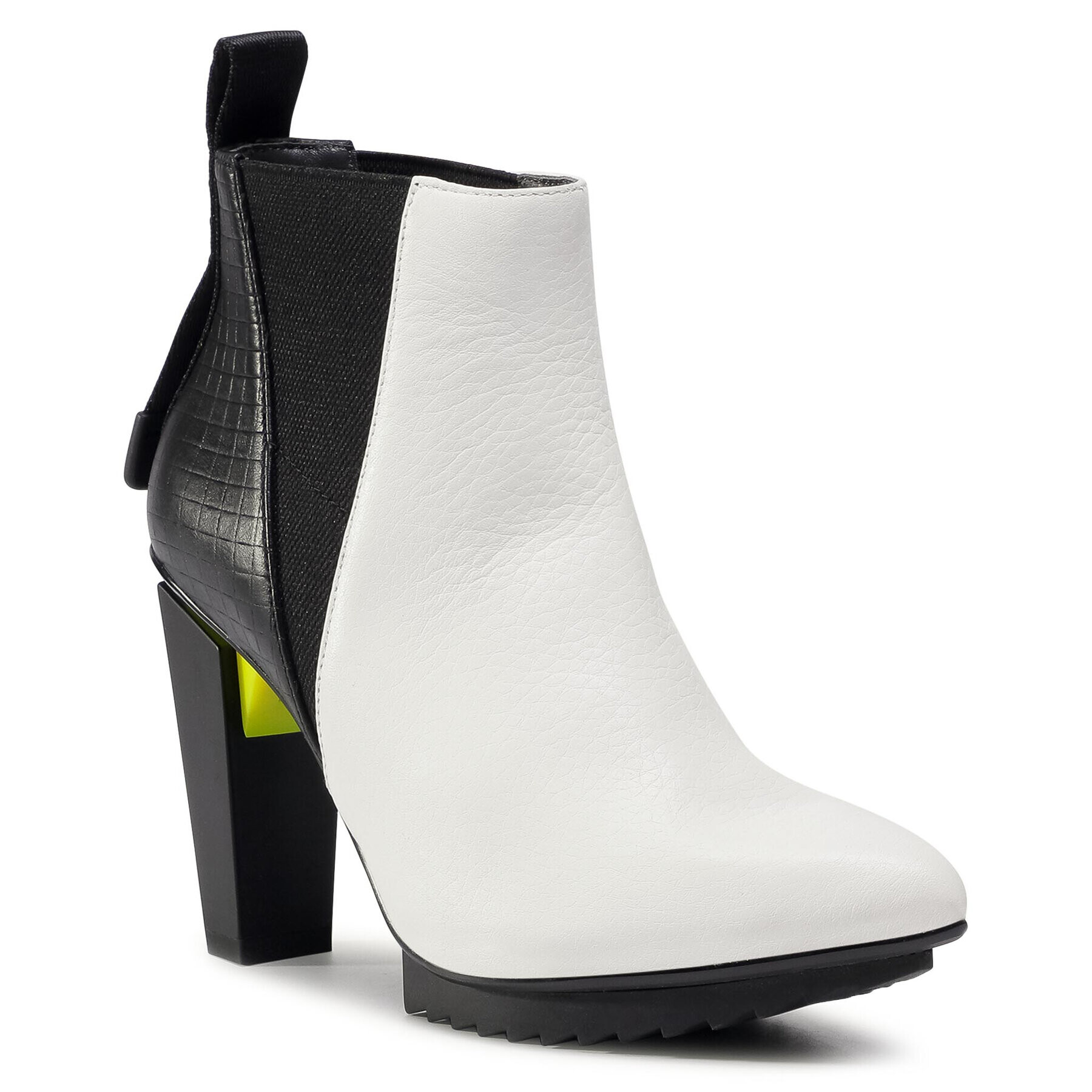 United Nude Боти Lev Bootie Hi 1035151014905 Бял - Pepit.bg