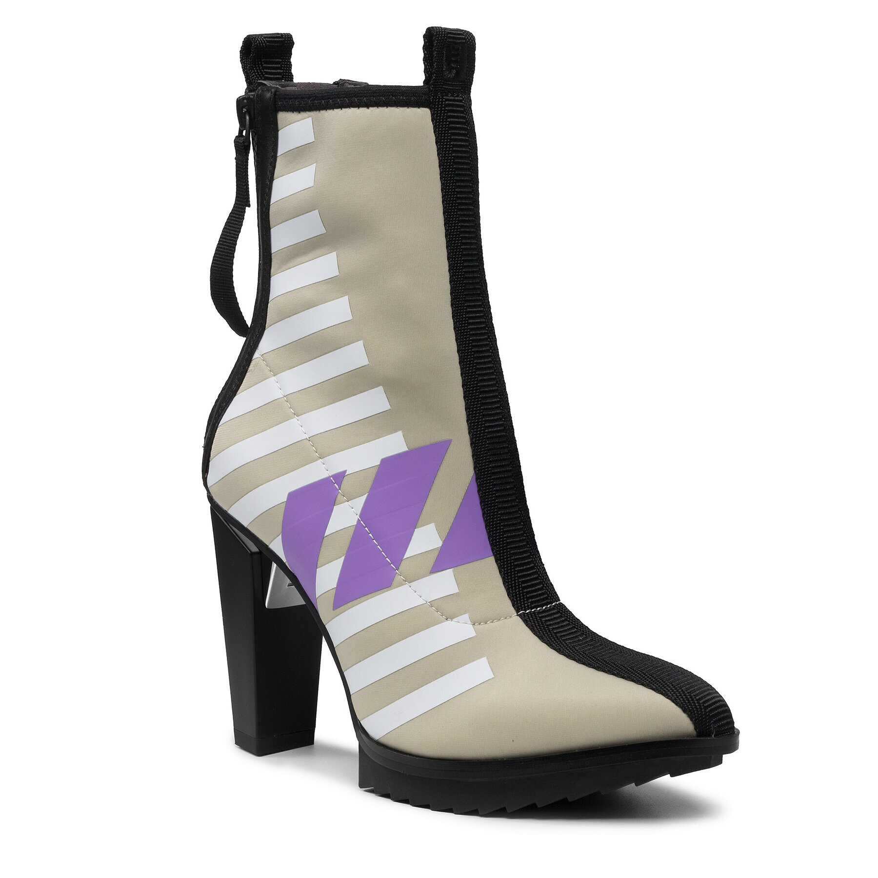 United Nude Боти Lev Calli Hi 1058371590 Сив - Pepit.bg