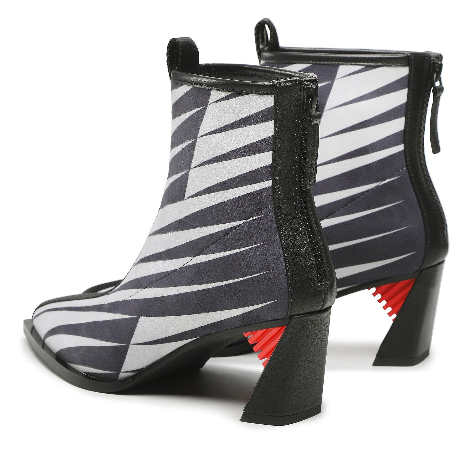 United Nude Боти Sonar Bootie Mid 10693510172 Сив - Pepit.bg