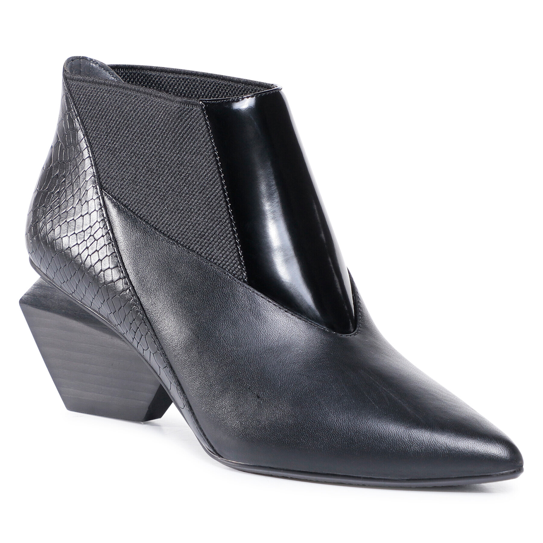 United Nude Боти Spark Bootie Mid 1054201149 Черен - Pepit.bg