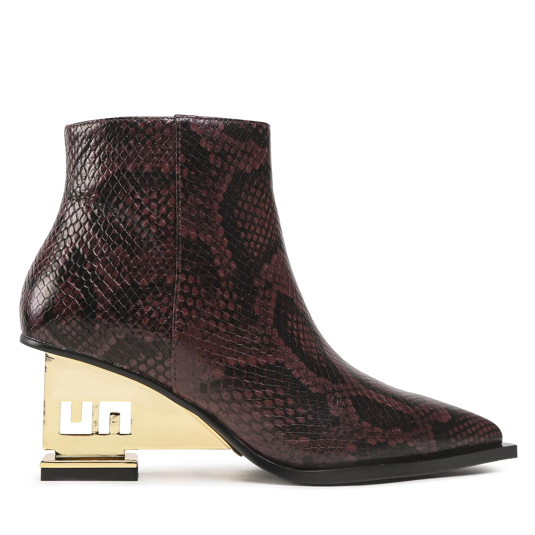 United Nude Боти Un Bootie Mid 10691750143 Бордо - Pepit.bg