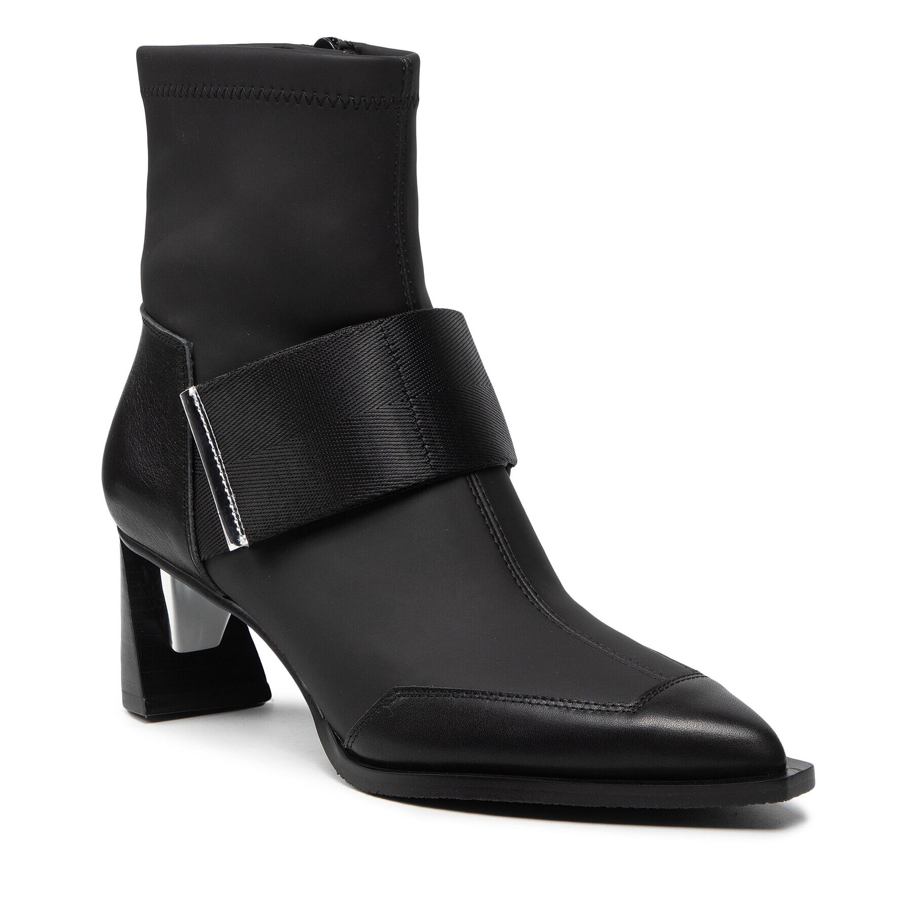 United Nude Боти Zink Run Bootie Mid 106500162 Черен - Pepit.bg
