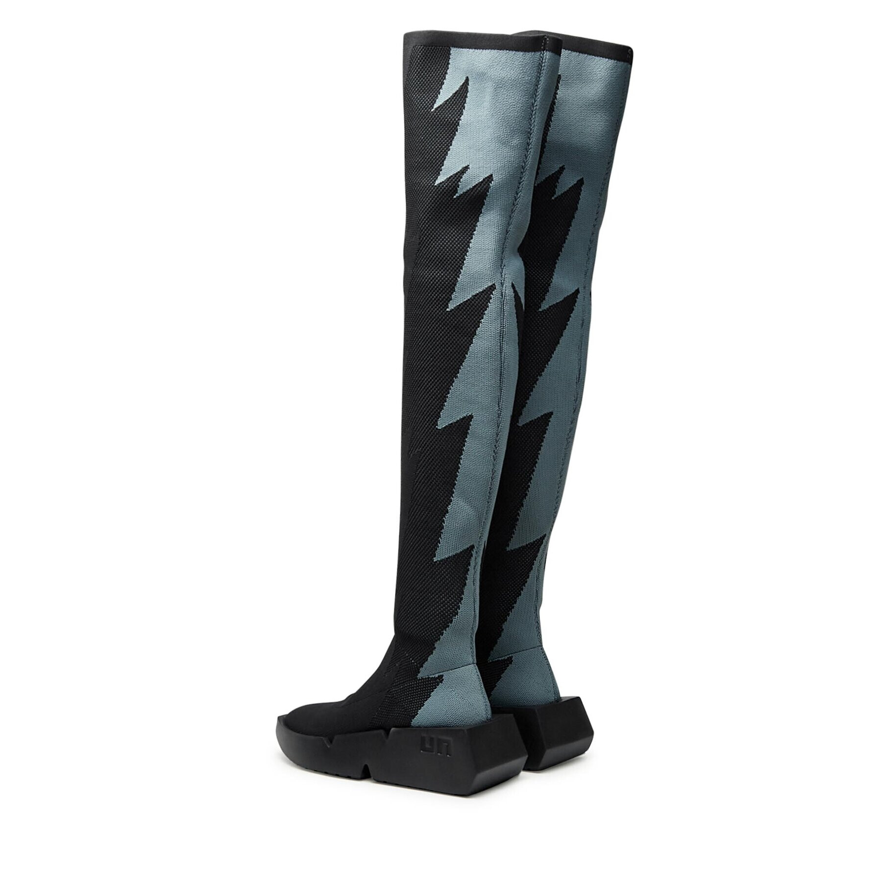 United Nude Чизми Mega Long 10774788181 Черен - Pepit.bg