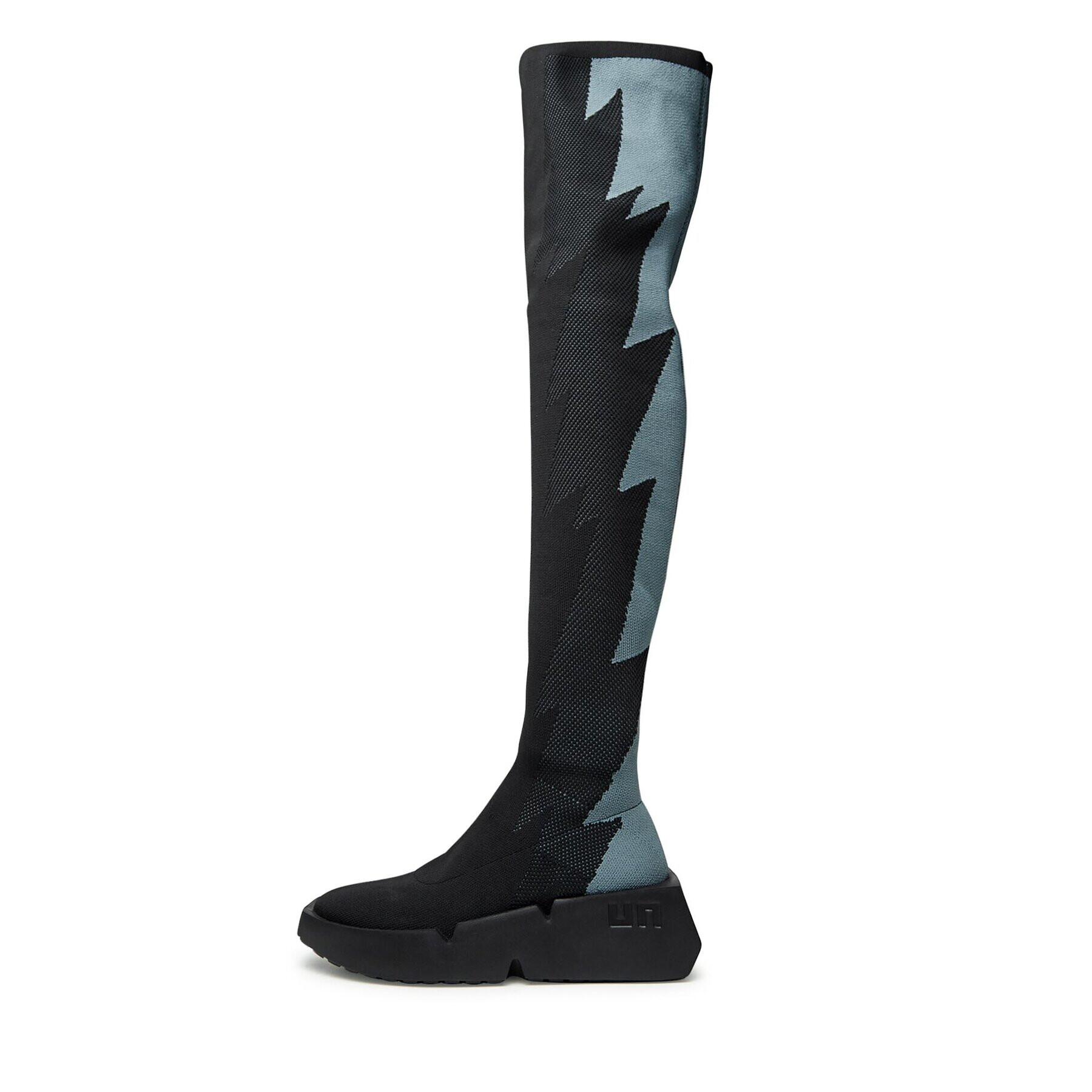 United Nude Чизми Mega Long 10774788181 Черен - Pepit.bg