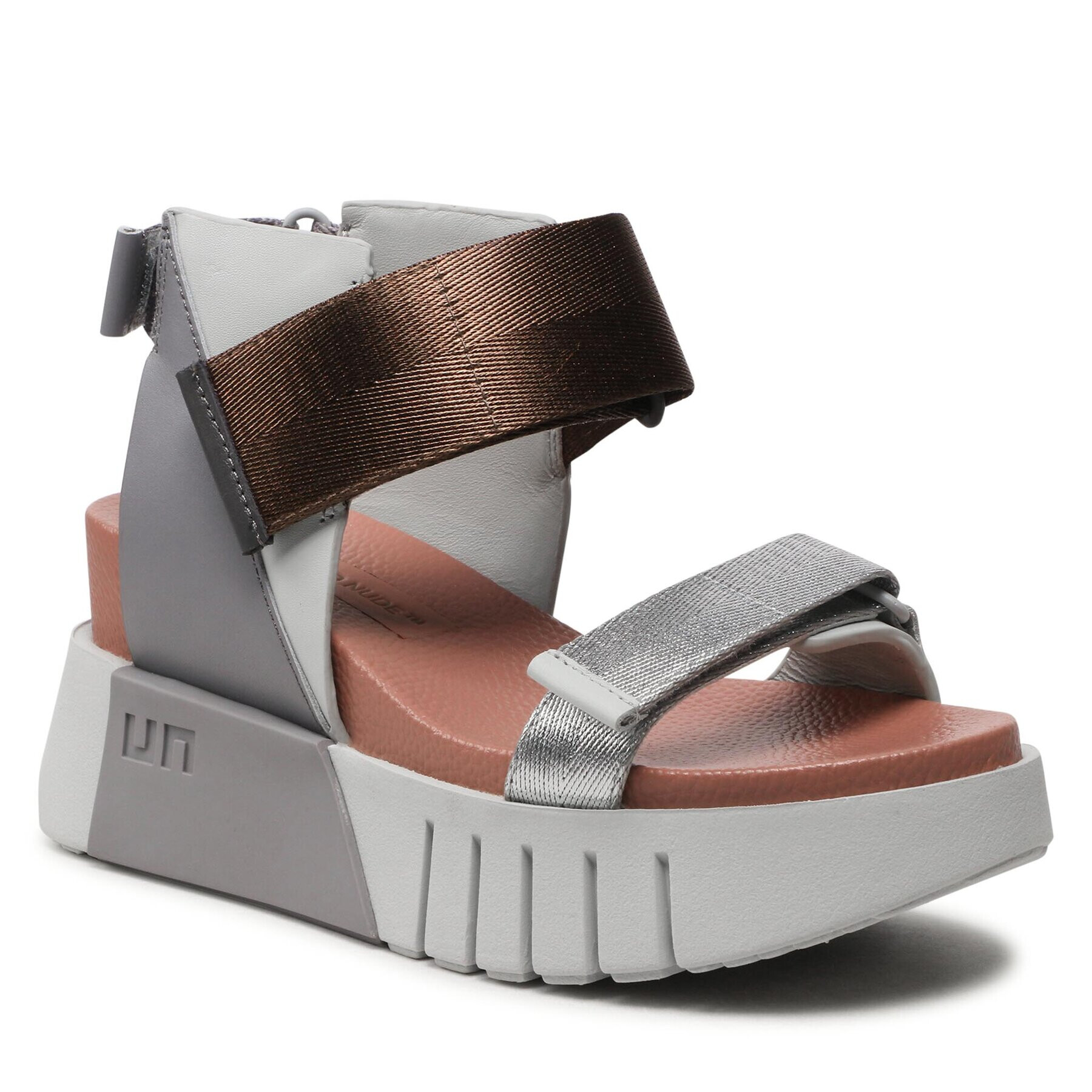 United Nude Сандали Delta Run 1041076216137 Сив - Pepit.bg