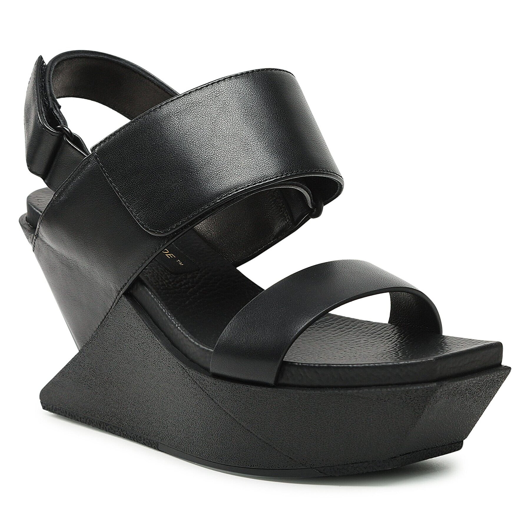 United Nude Сандали Delta Wedge Sandal 104130116 Черен - Pepit.bg