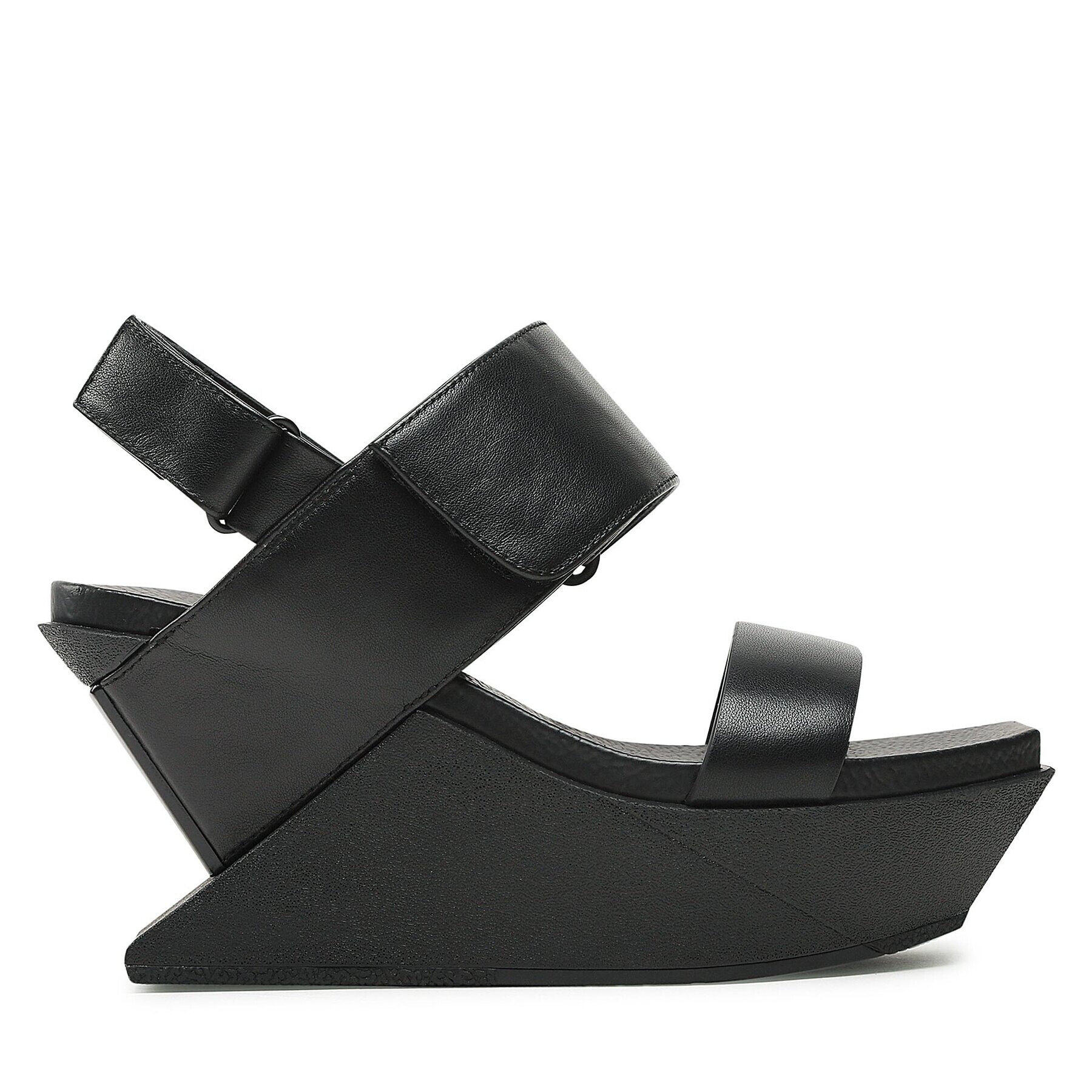 United Nude Сандали Delta Wedge Sandal 104130116 Черен - Pepit.bg